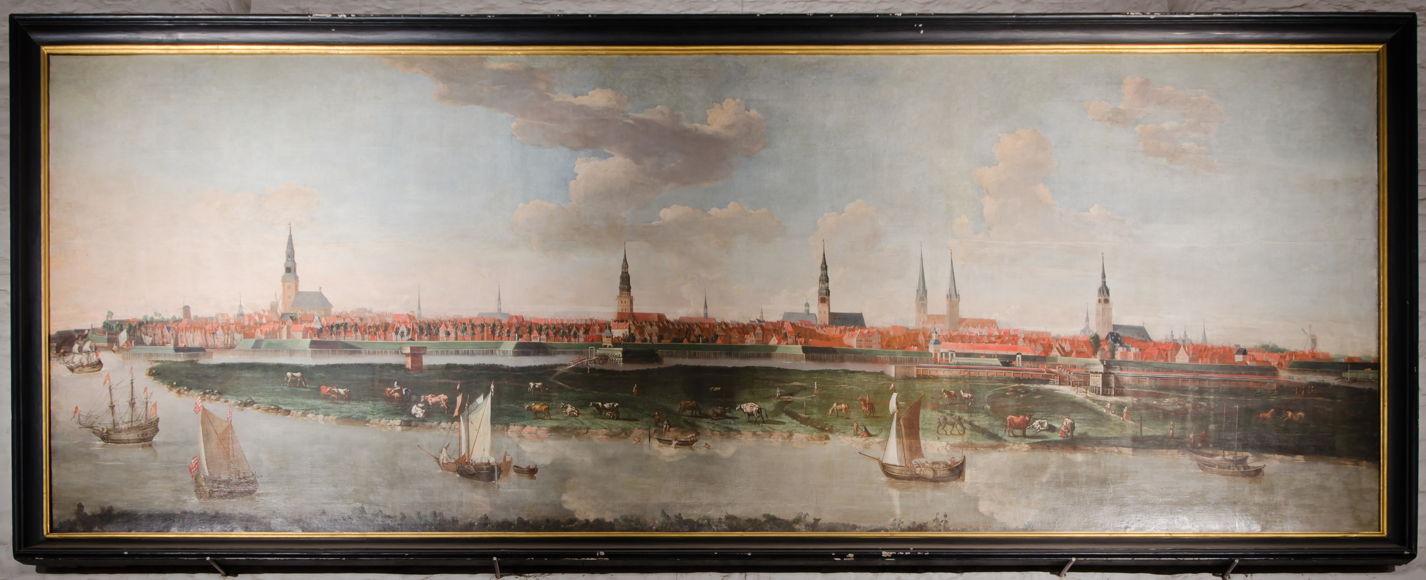 St. Jakobi Hamburg Stadtansicht Hamburg von 1681 Joachim Luhn