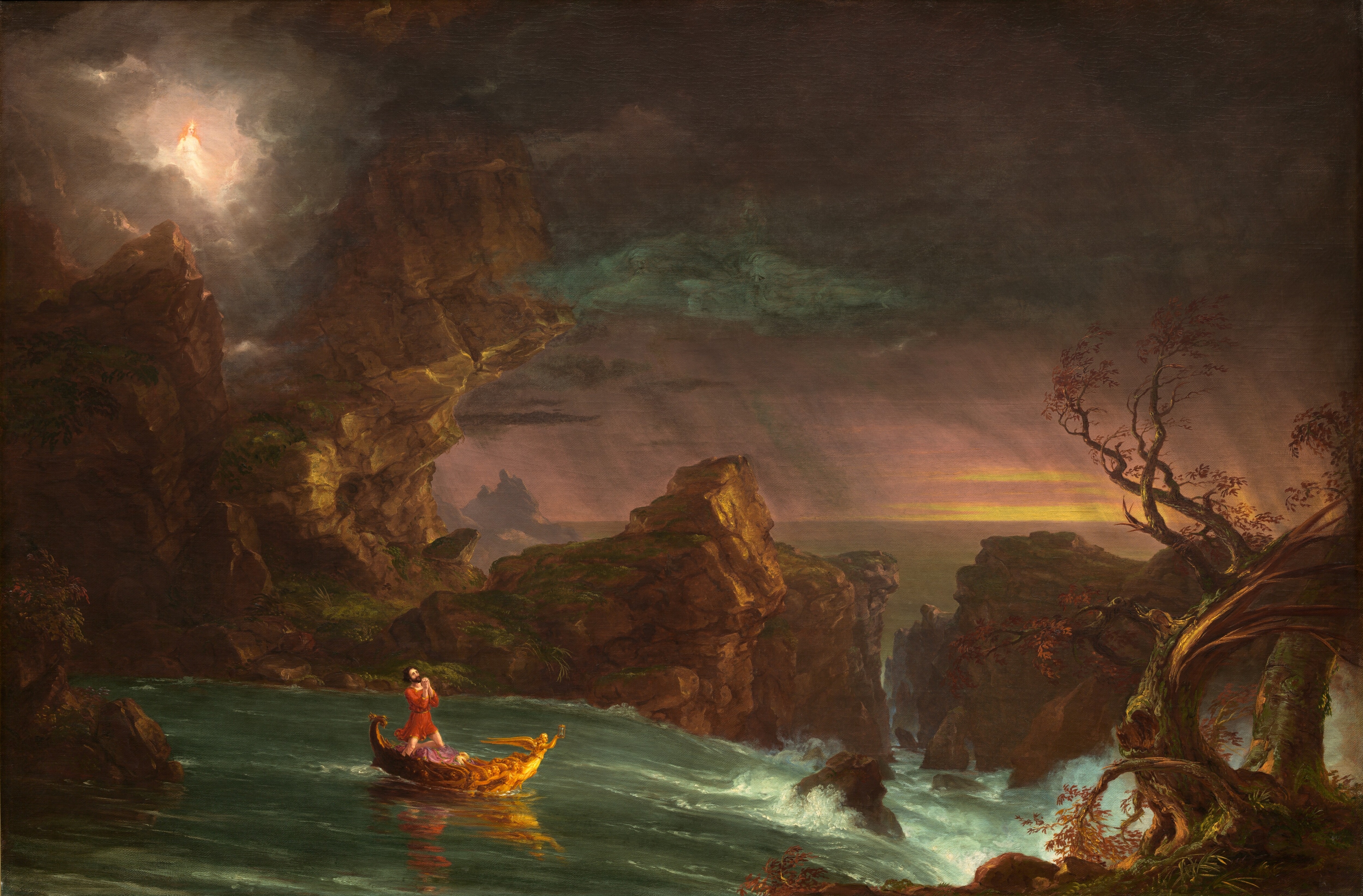 Thomas Cole - The Voyage of Life Manhood, 1842 (National Gallery of Art)
