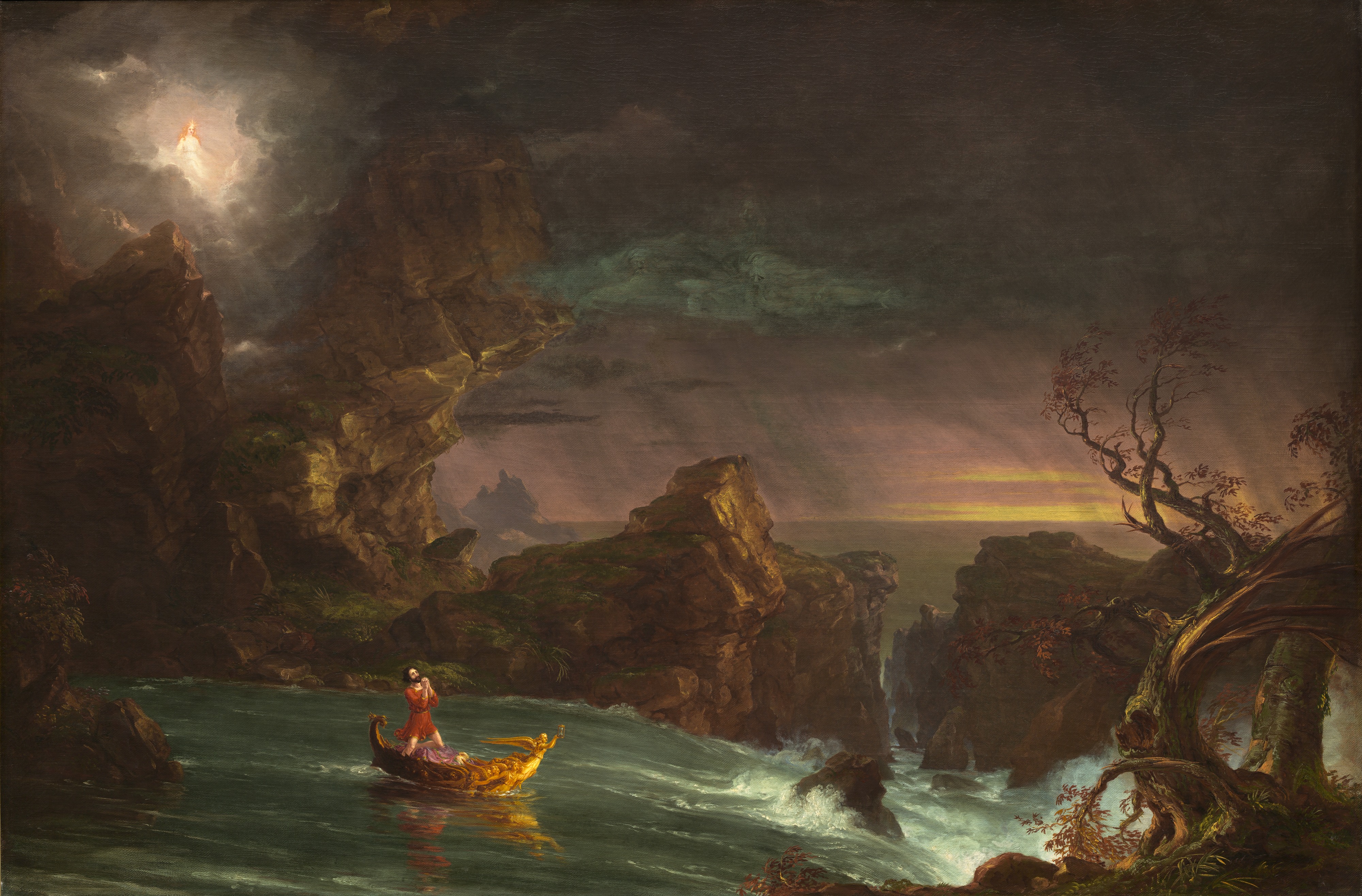 Thomas Cole, The Voyage of Life, 1842, National Gallery of Art