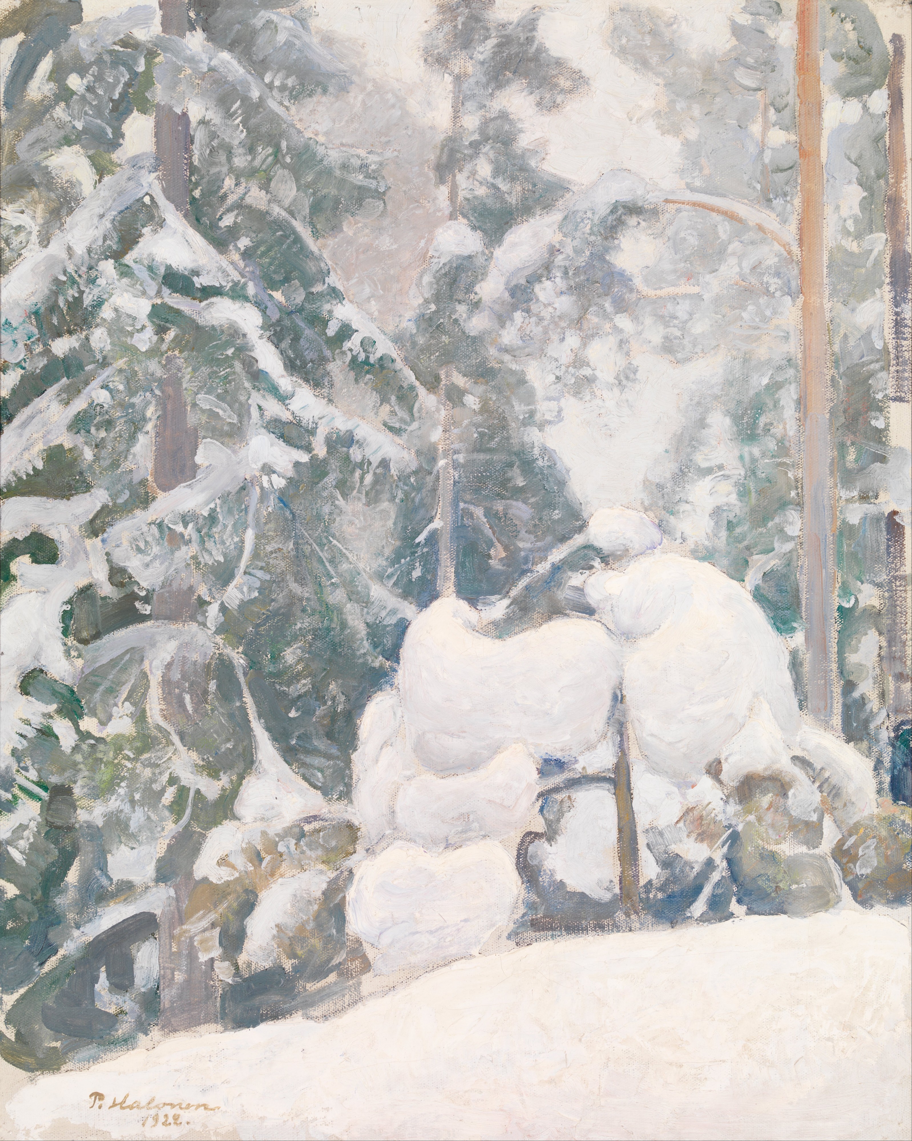 Halonen, Pekka - Winter landscape - Google Art Project
