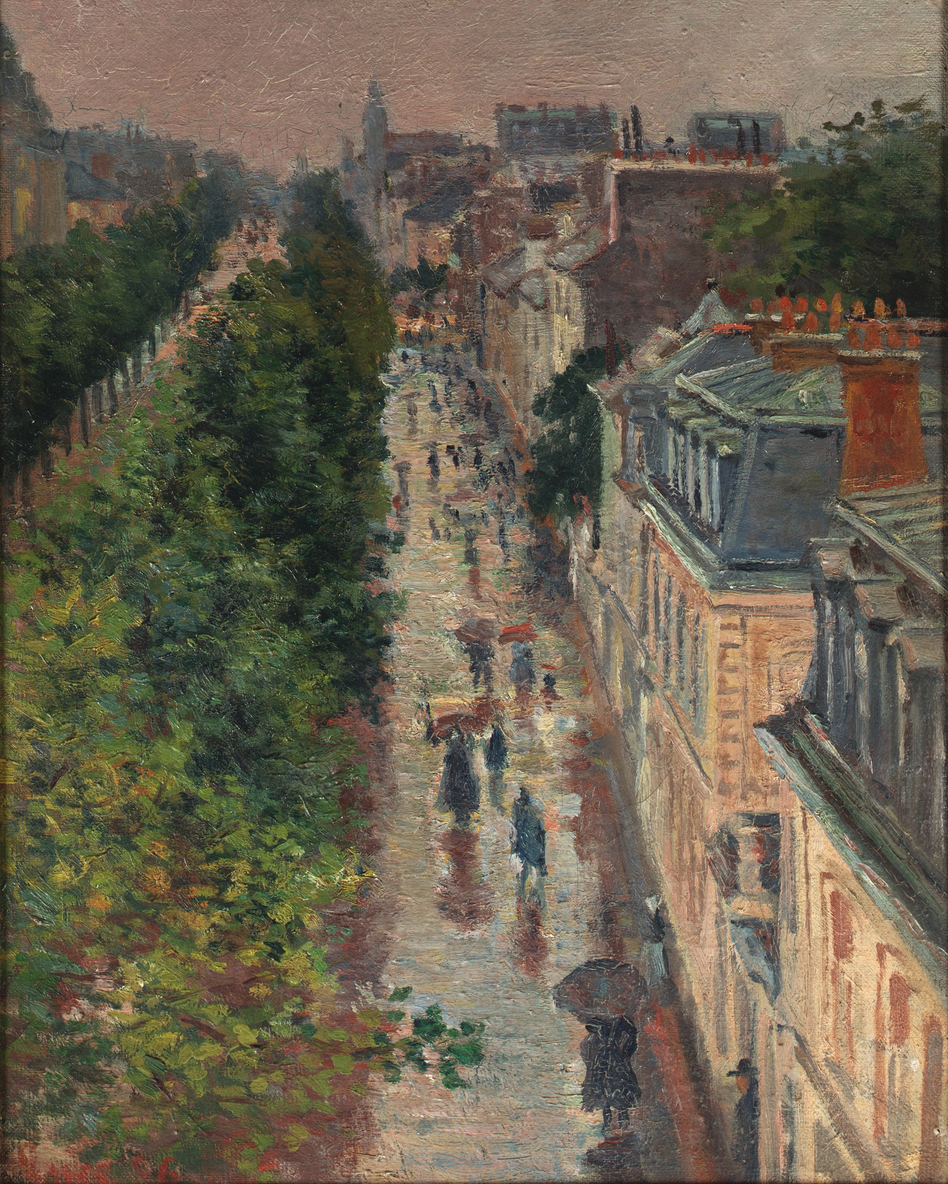 Maximilien Luce Scène de Rue à Paris 1896