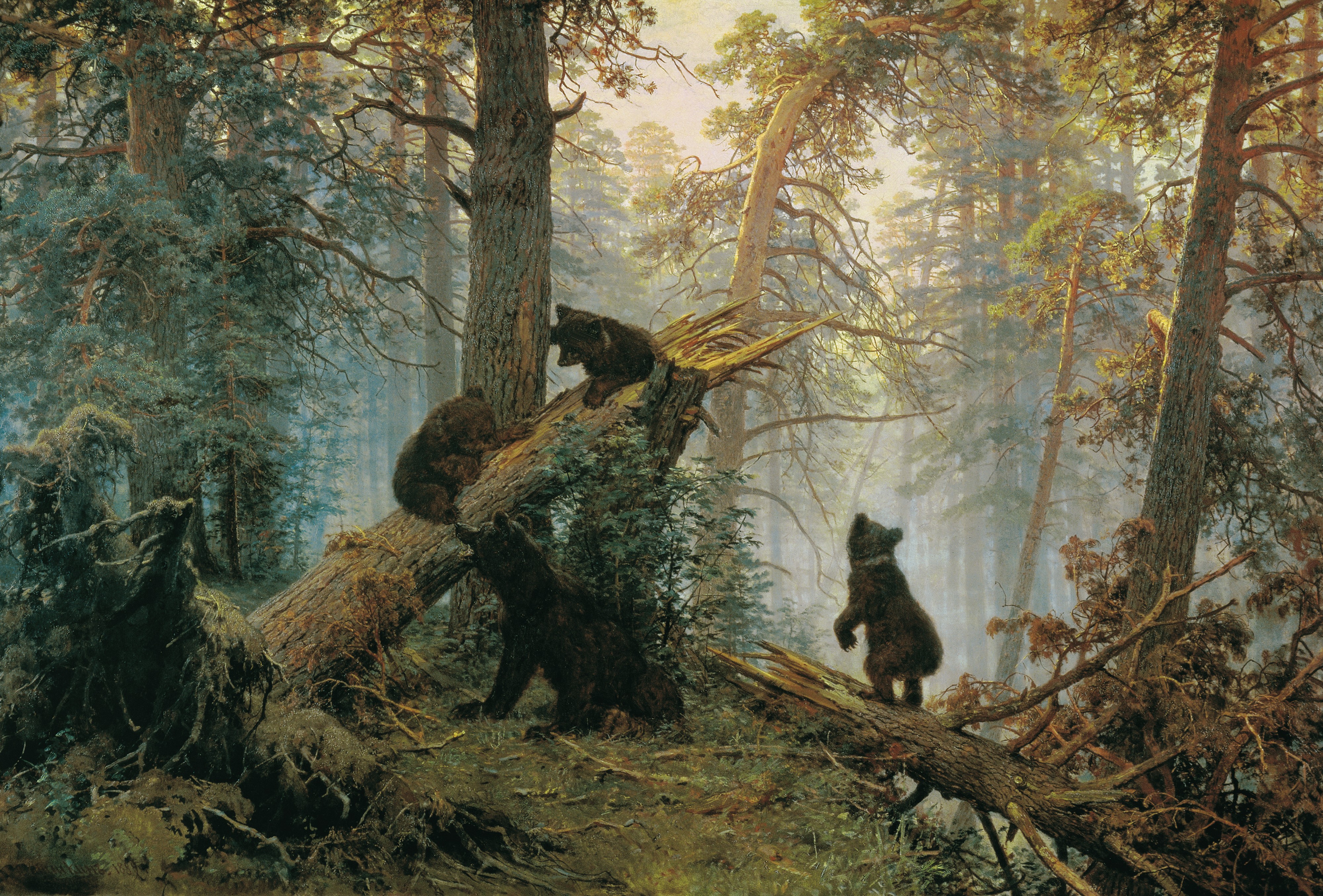 Shishkin, Ivan - Morning in a Pine Forest
