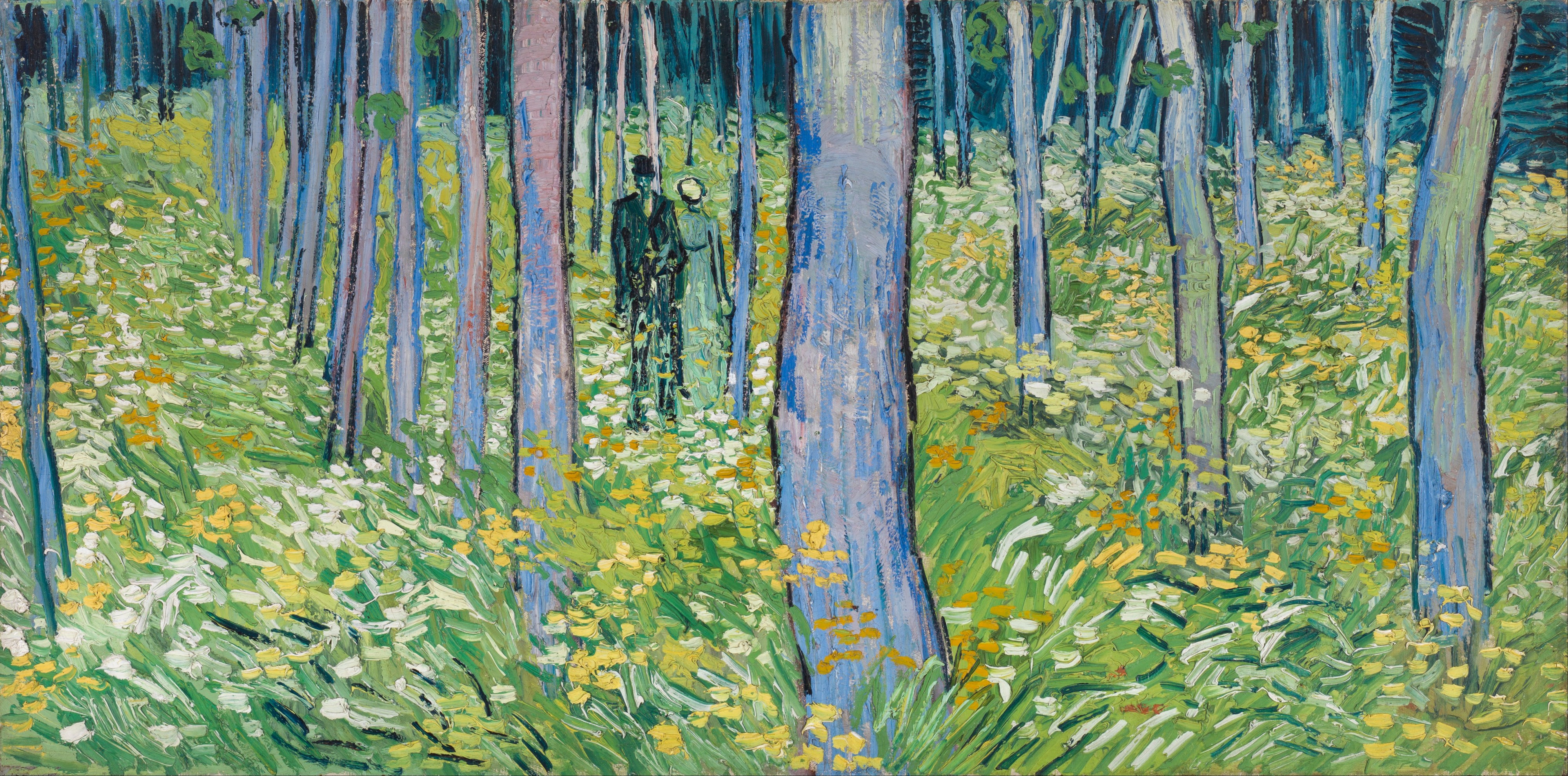 Vincent van Gogh - Undergrowth with Two Figures - Google Art Project