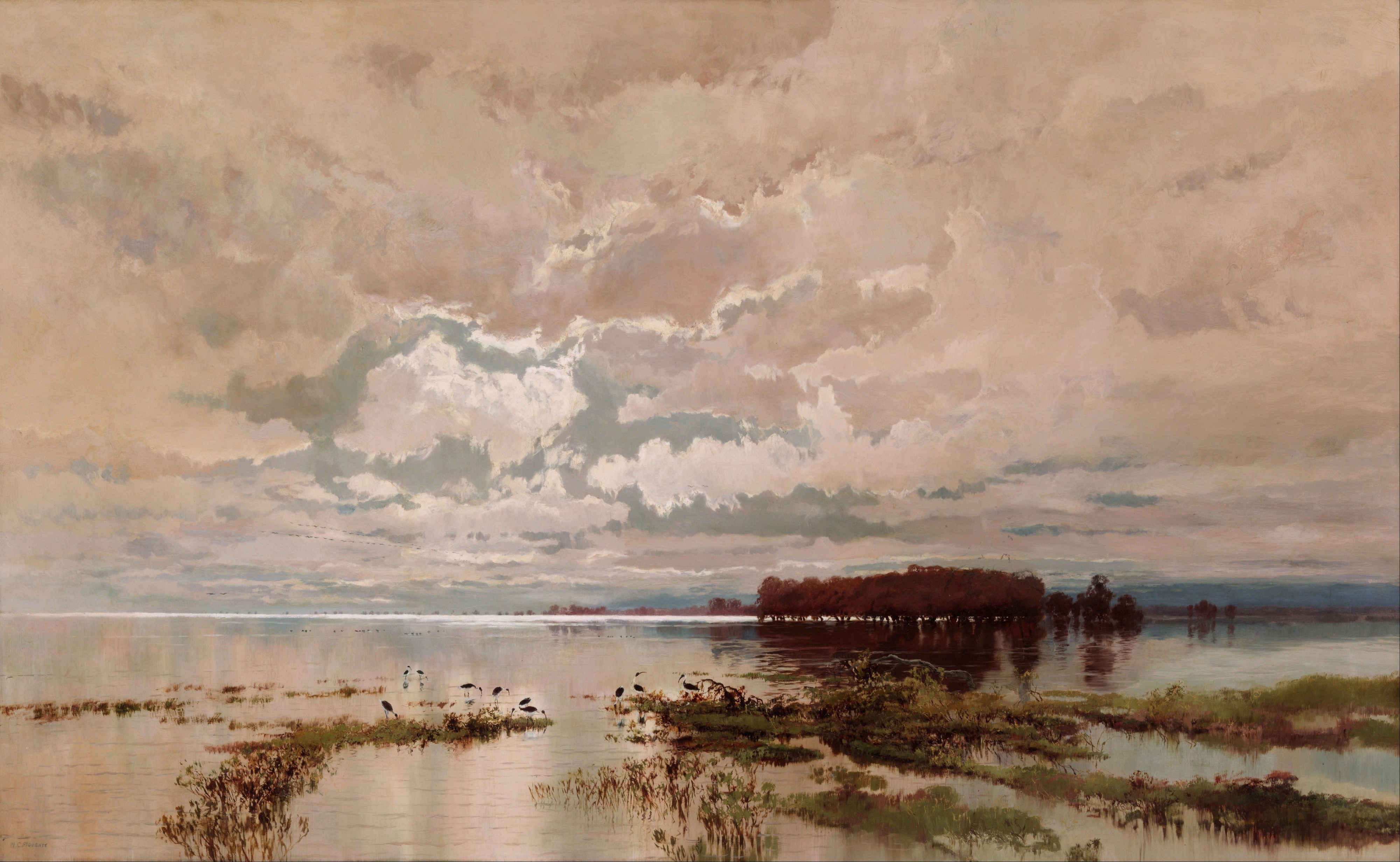 Wc Piguenit - The flood in the Darling 1890 - Google Art Project