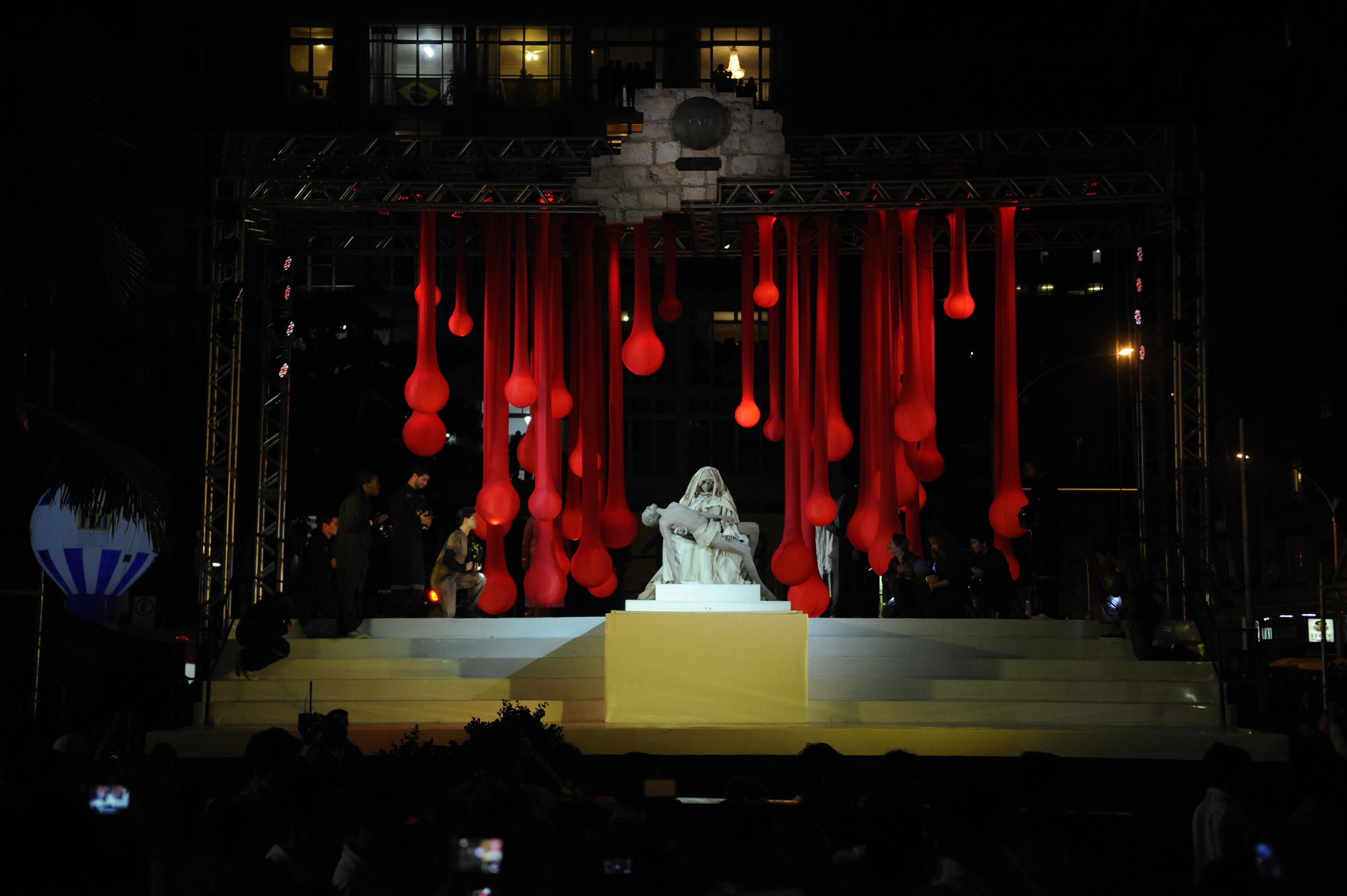 13th station - Via Crucis in Copacabana for the WYD 2013