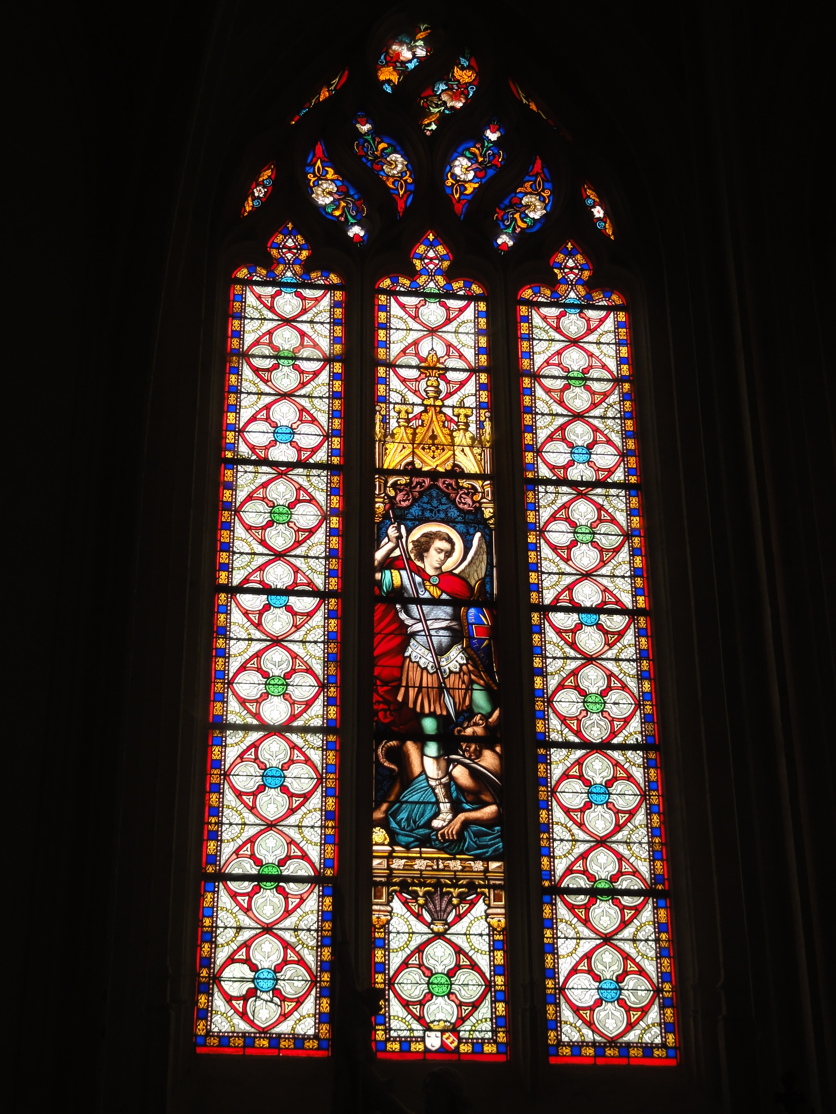 Église de Sainte-Catherine-de-Fierbois, vitrail 02