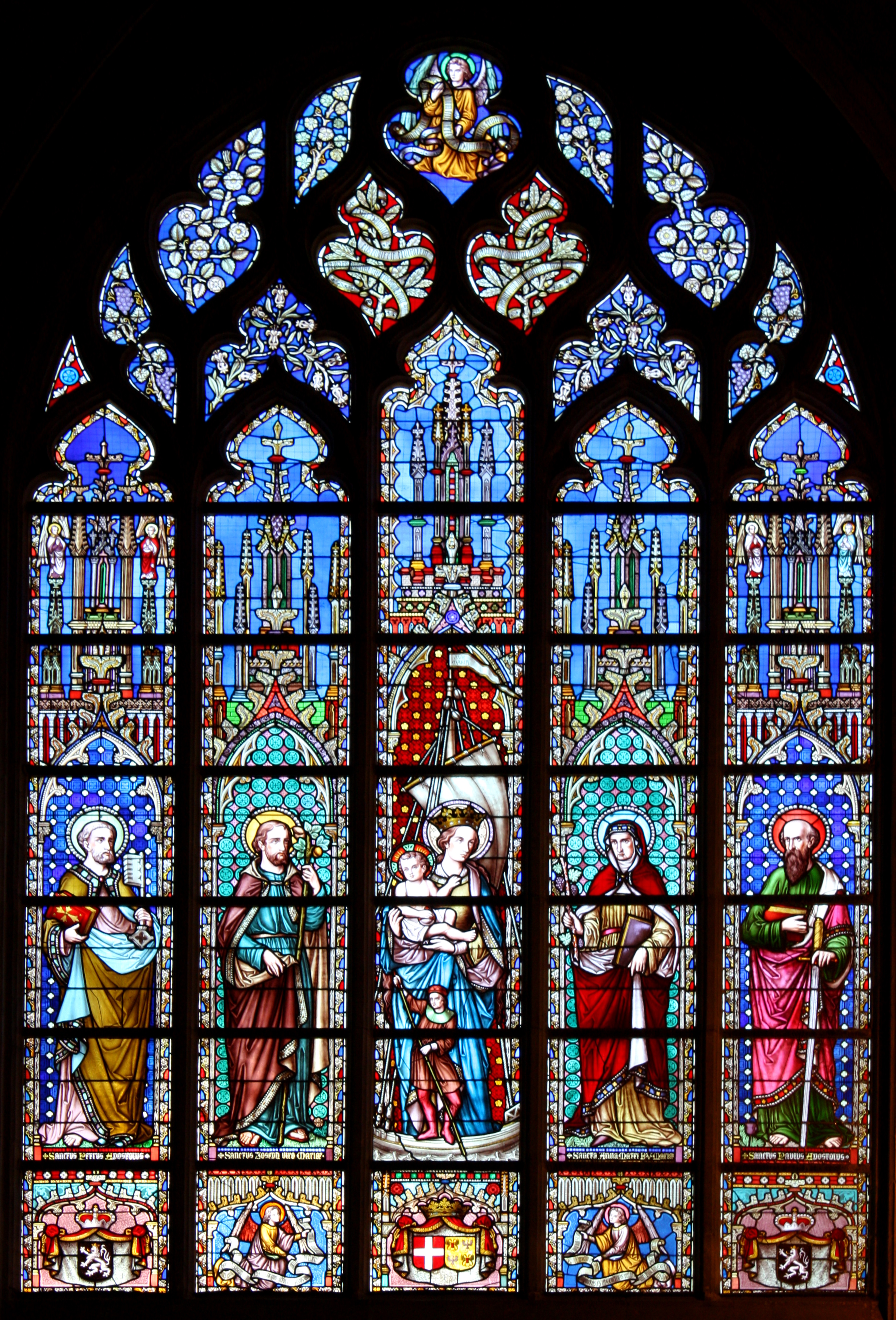 Église du Sablon - Brussels - Stained glass (02) - 2043-0007-0