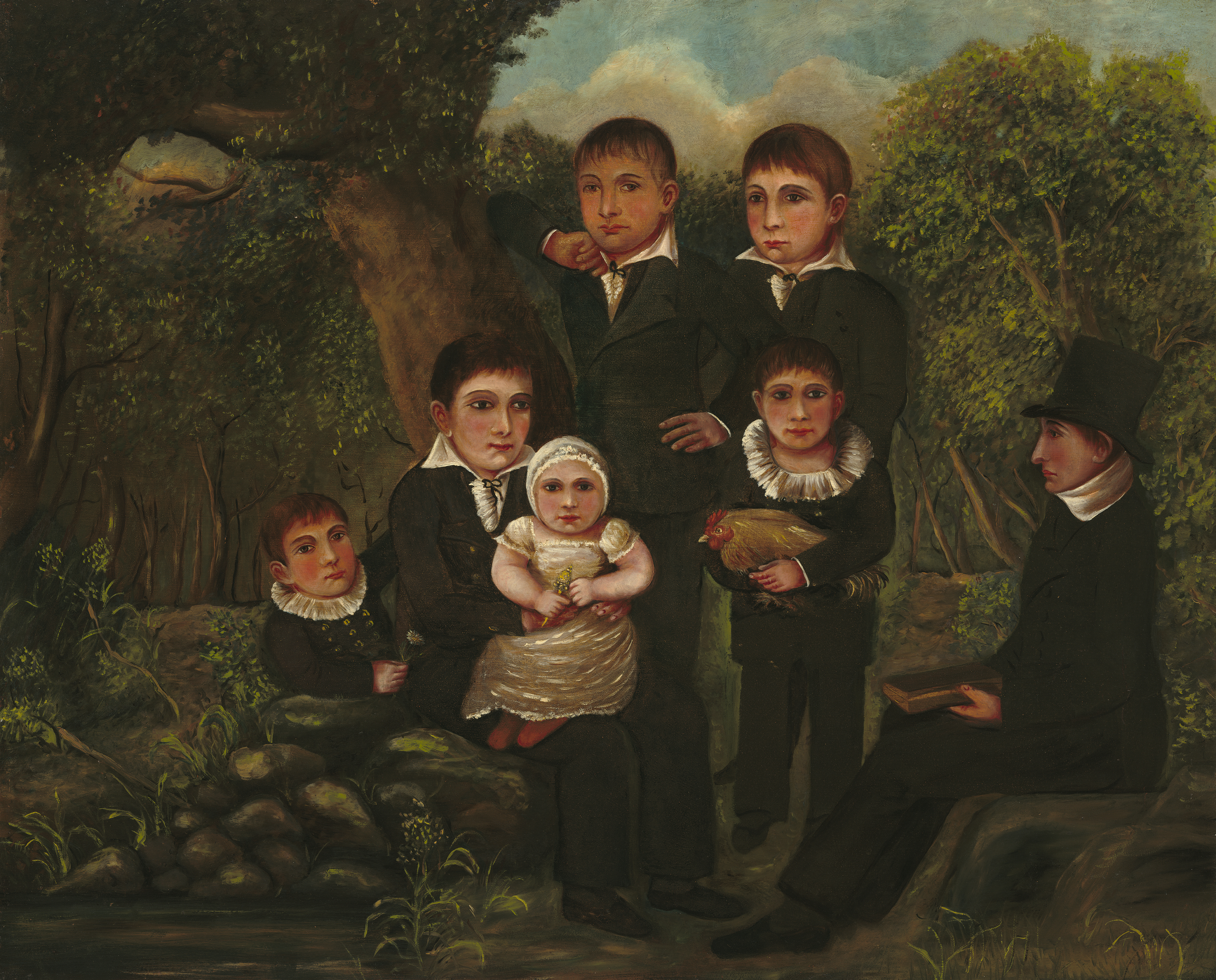 Abraham Clark and His Children A26101