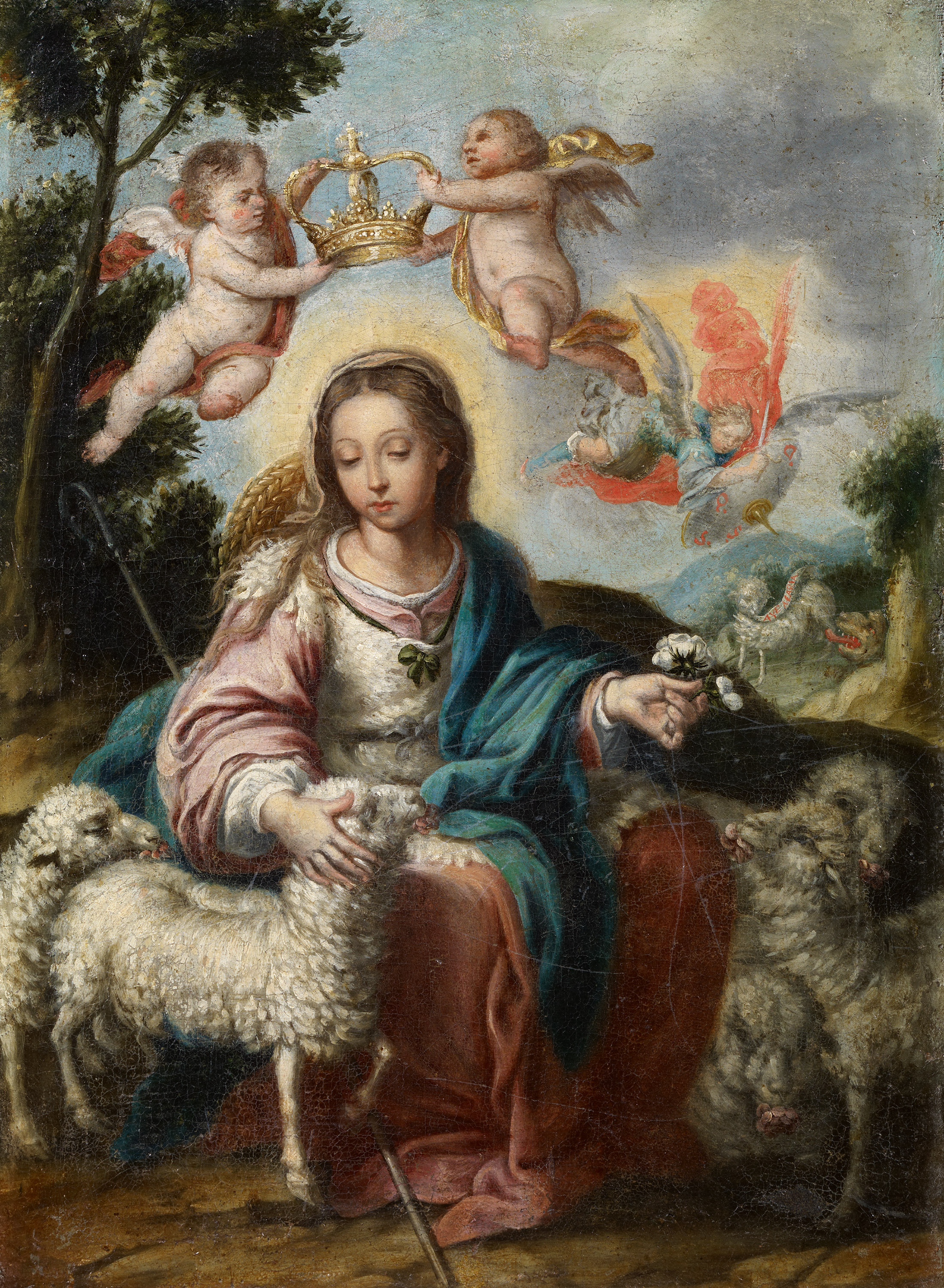 Alonso Miguel De Tovar Divine Shepherdess