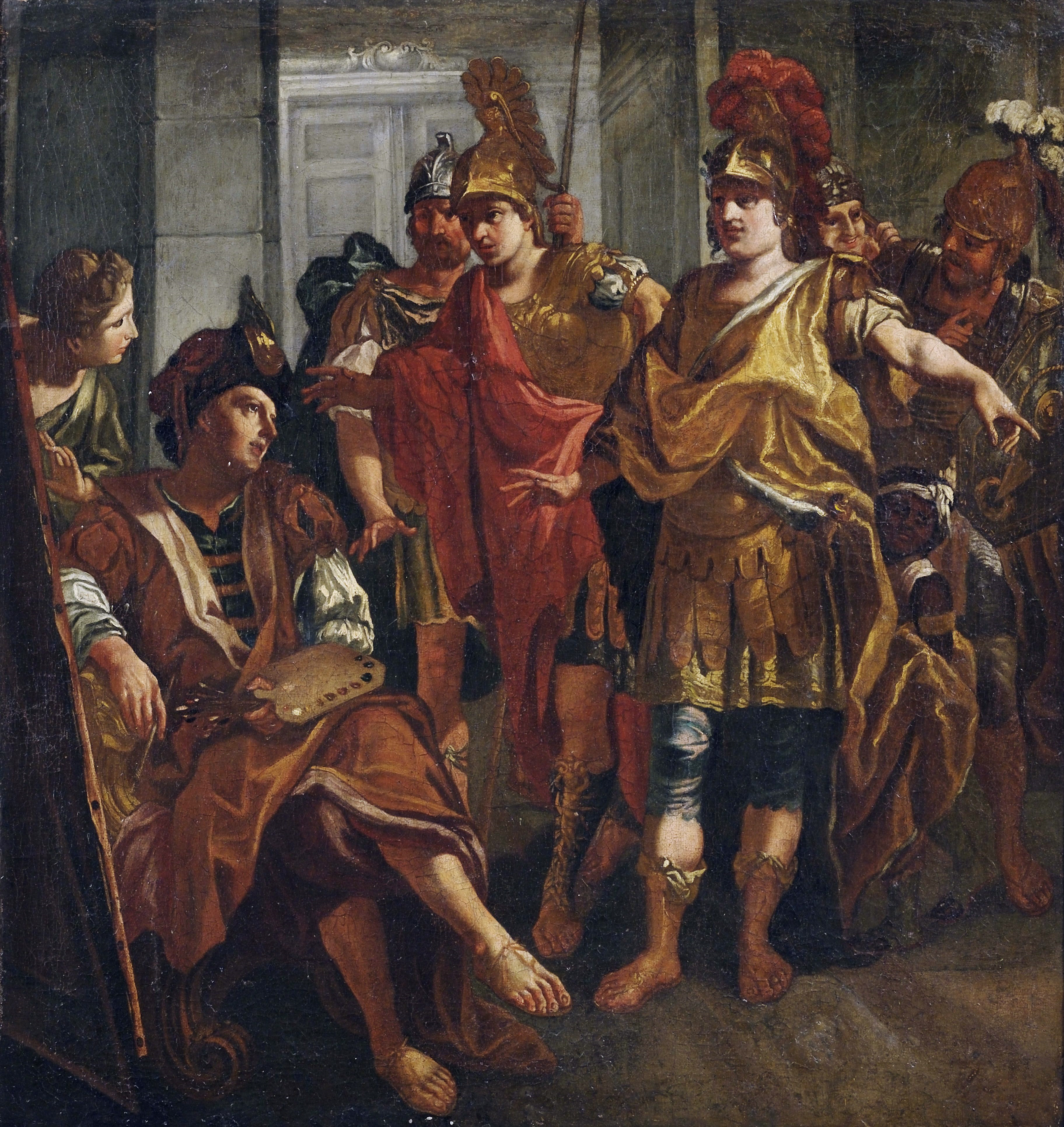 Antonio Balestra (circle) Alexander the Great and Apelles