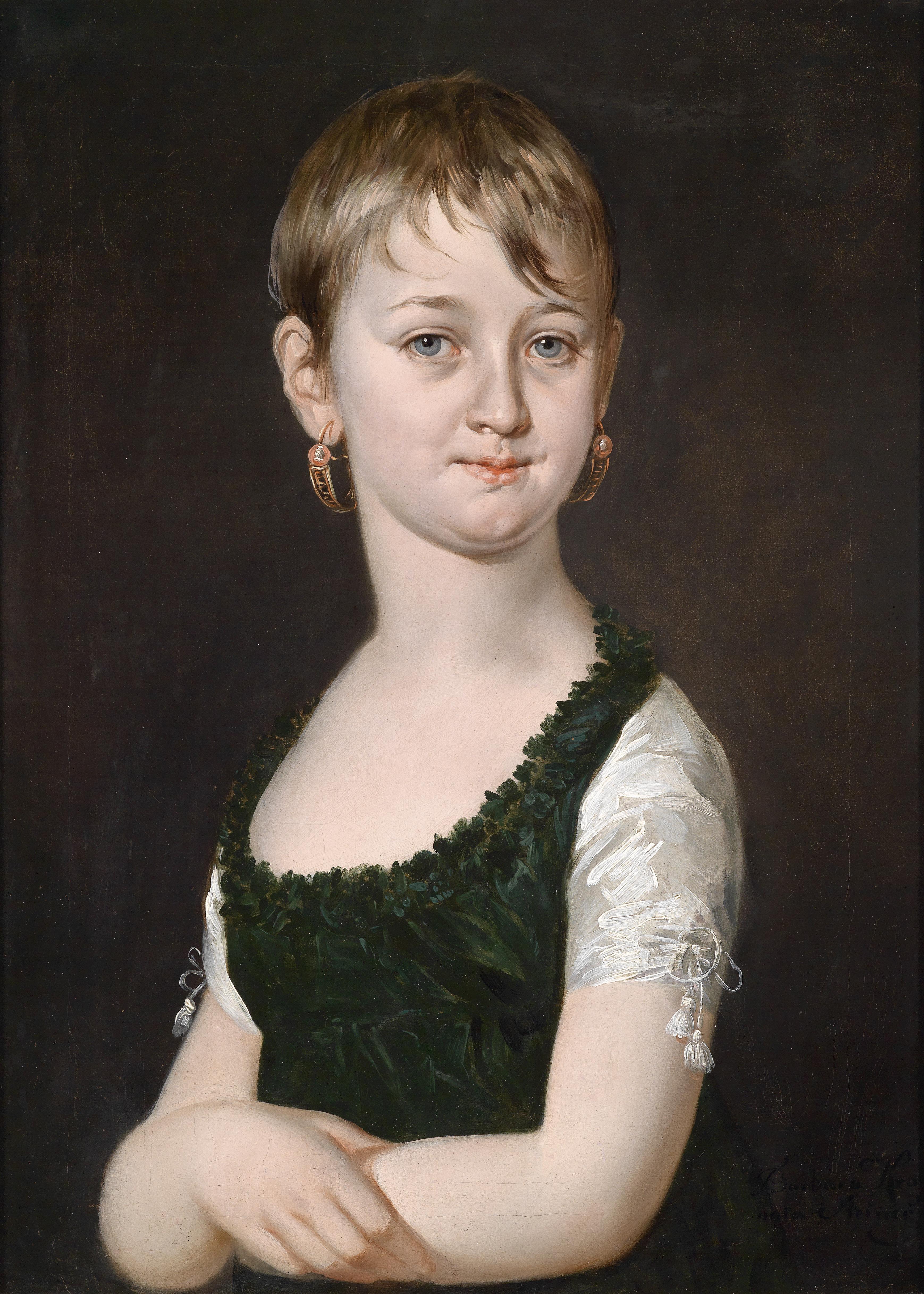 Barbara Krafft Bildnis eines jungen Mädchens