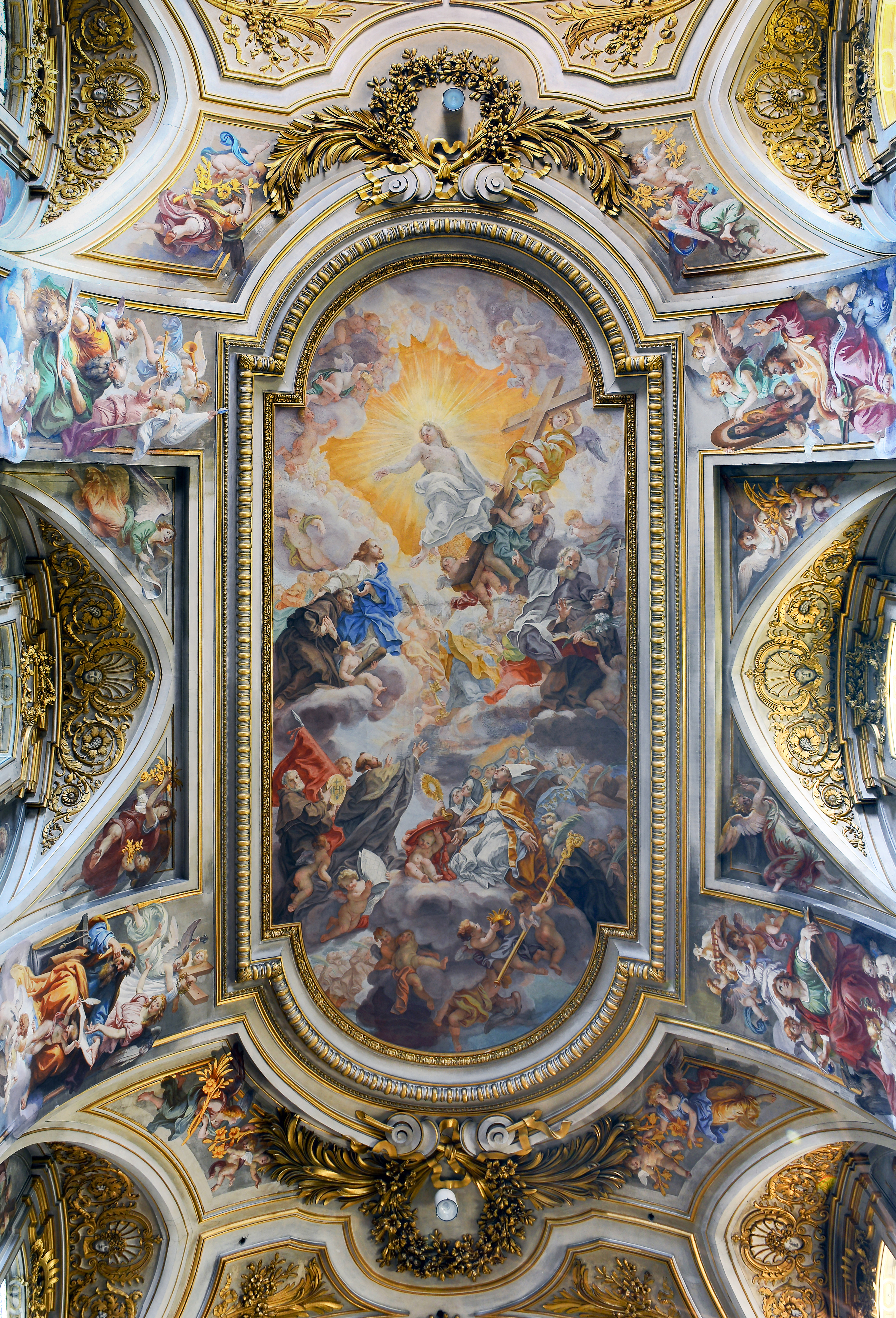 Basilica dei Santi Apostoli (Rome) - Ceiling