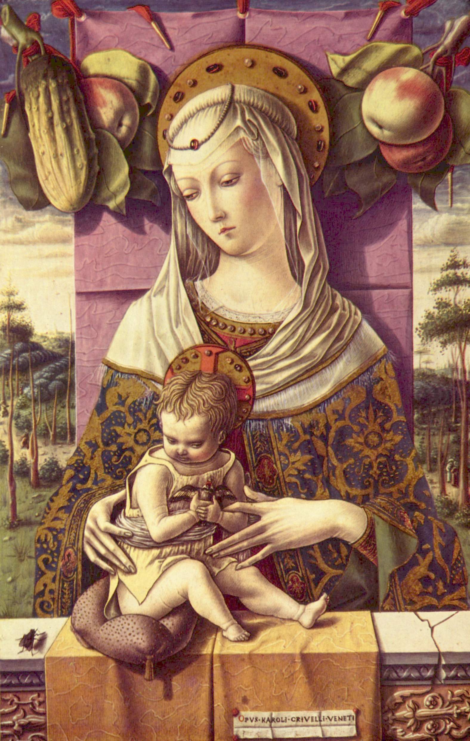 Carlo Crivelli 068 c. 1473 Maria mit Kind (Maria with the Child)