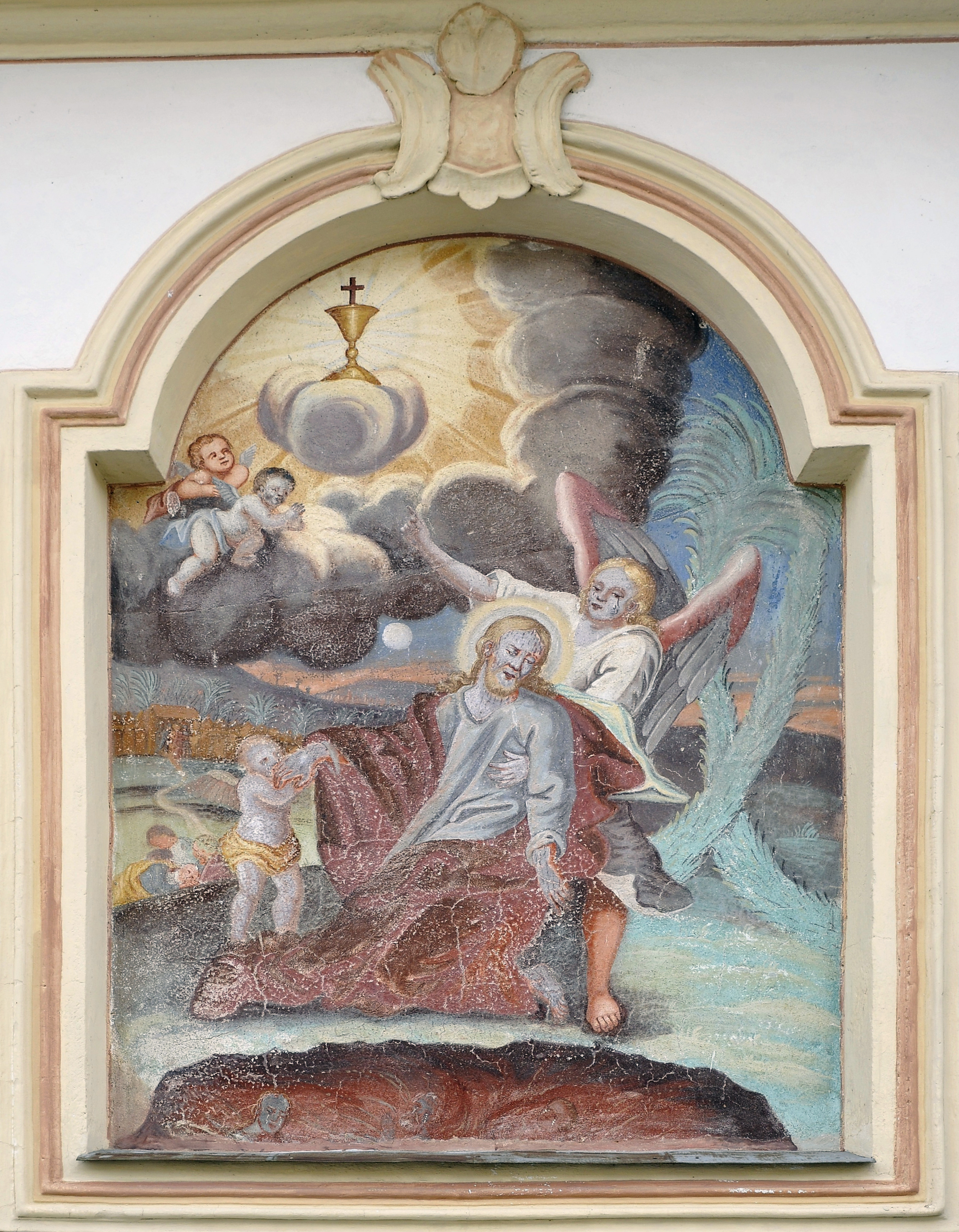 Christ on the Mount of Olives St Peter Lajen