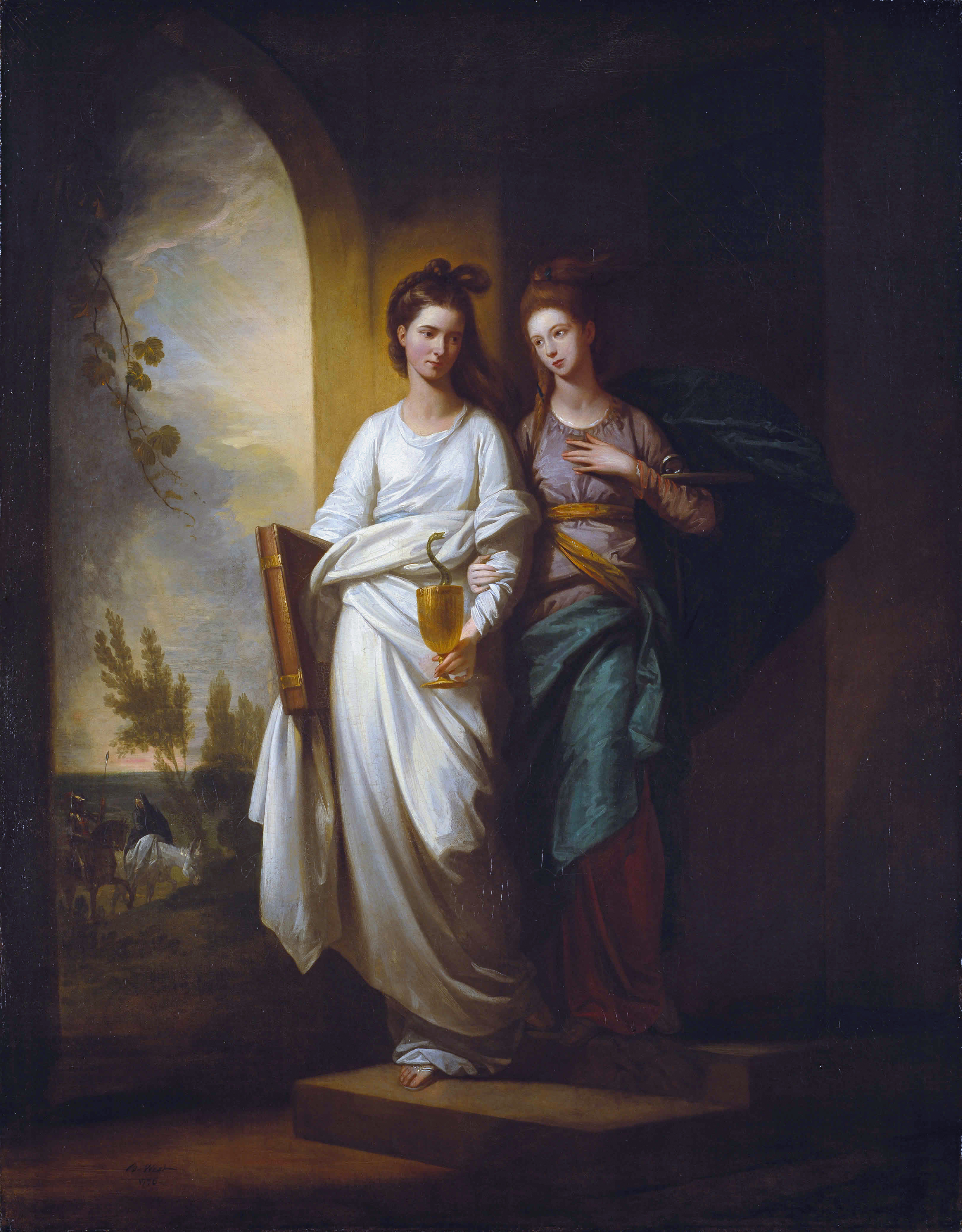 Fidelia and Speranza by Benjamin West, Timken Museum of Art