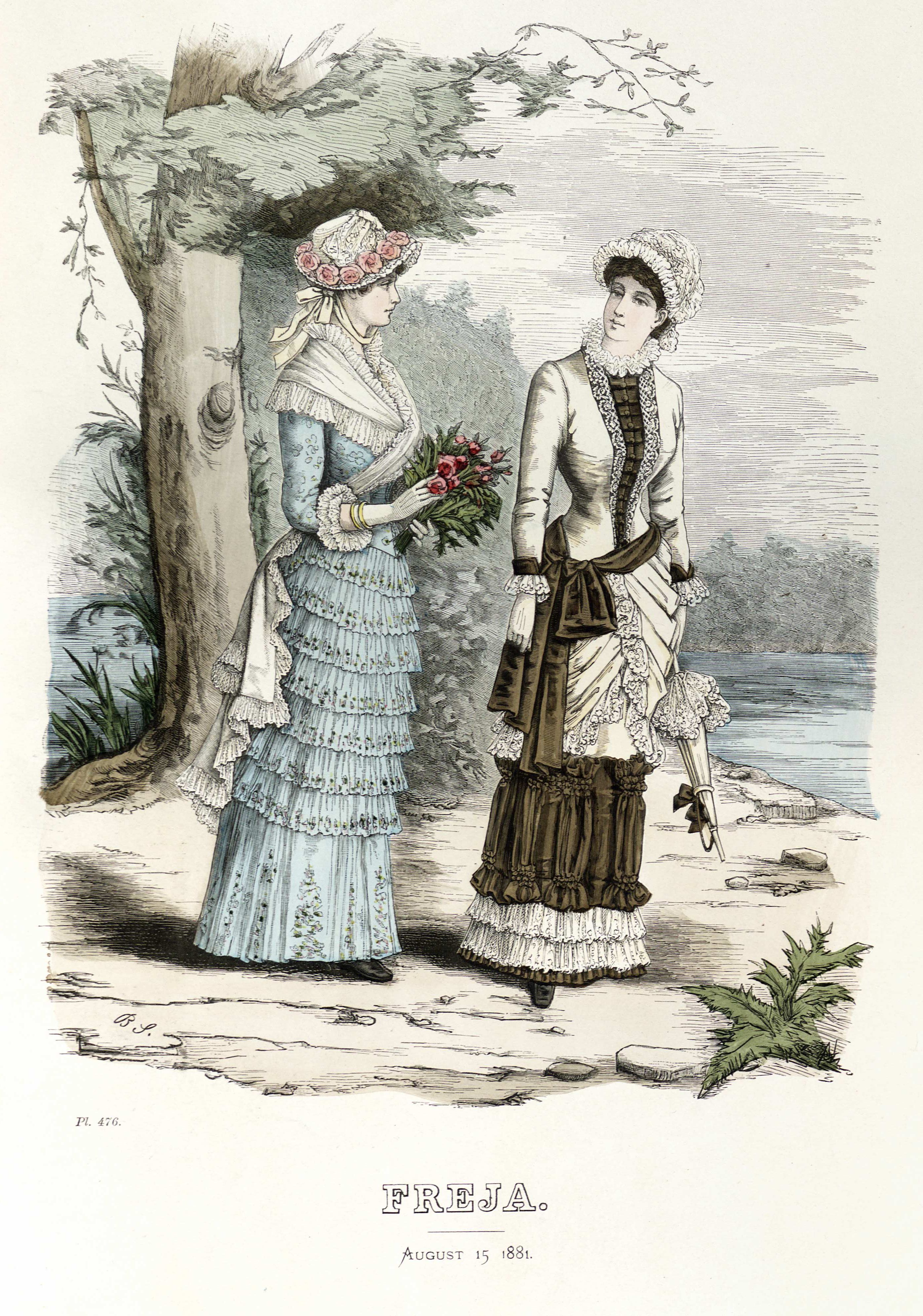 Freja- illustrerad skandinavisk modetidning 1881, illustration nr 16