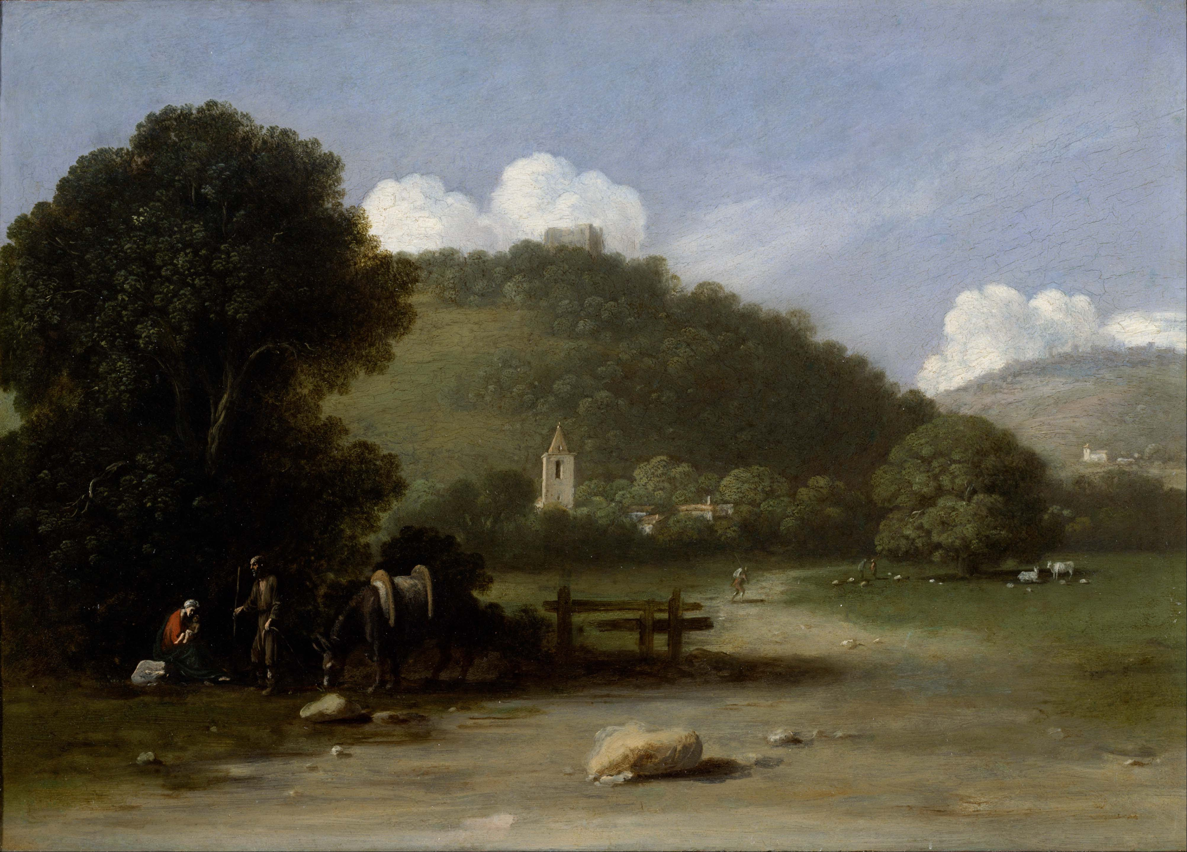 Goffredo Wals - Landscape with the Rest on the Flight into Egypt - Google Art Project