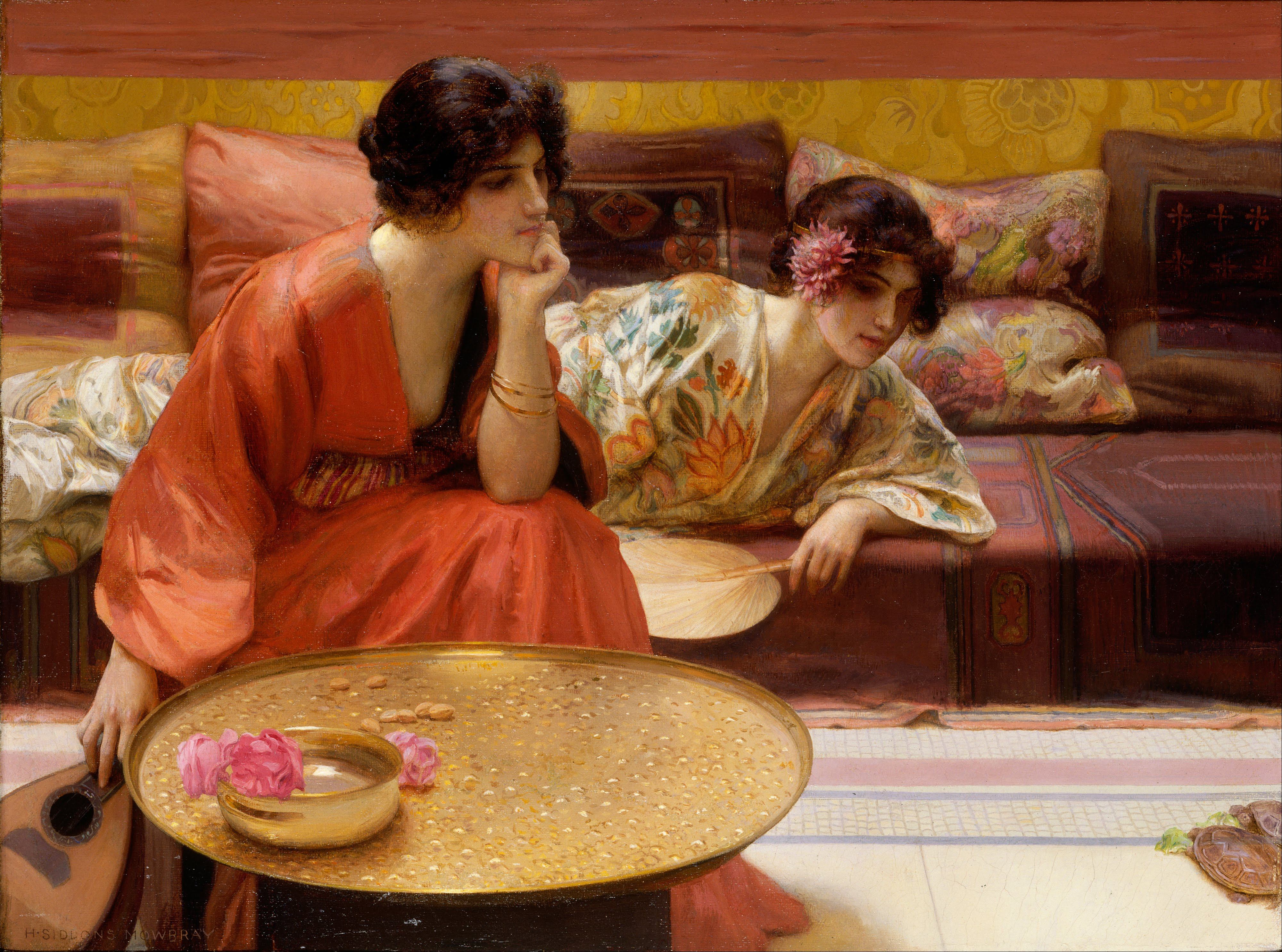 H. Siddons Mowbray - Idle Hours - Google Art Project