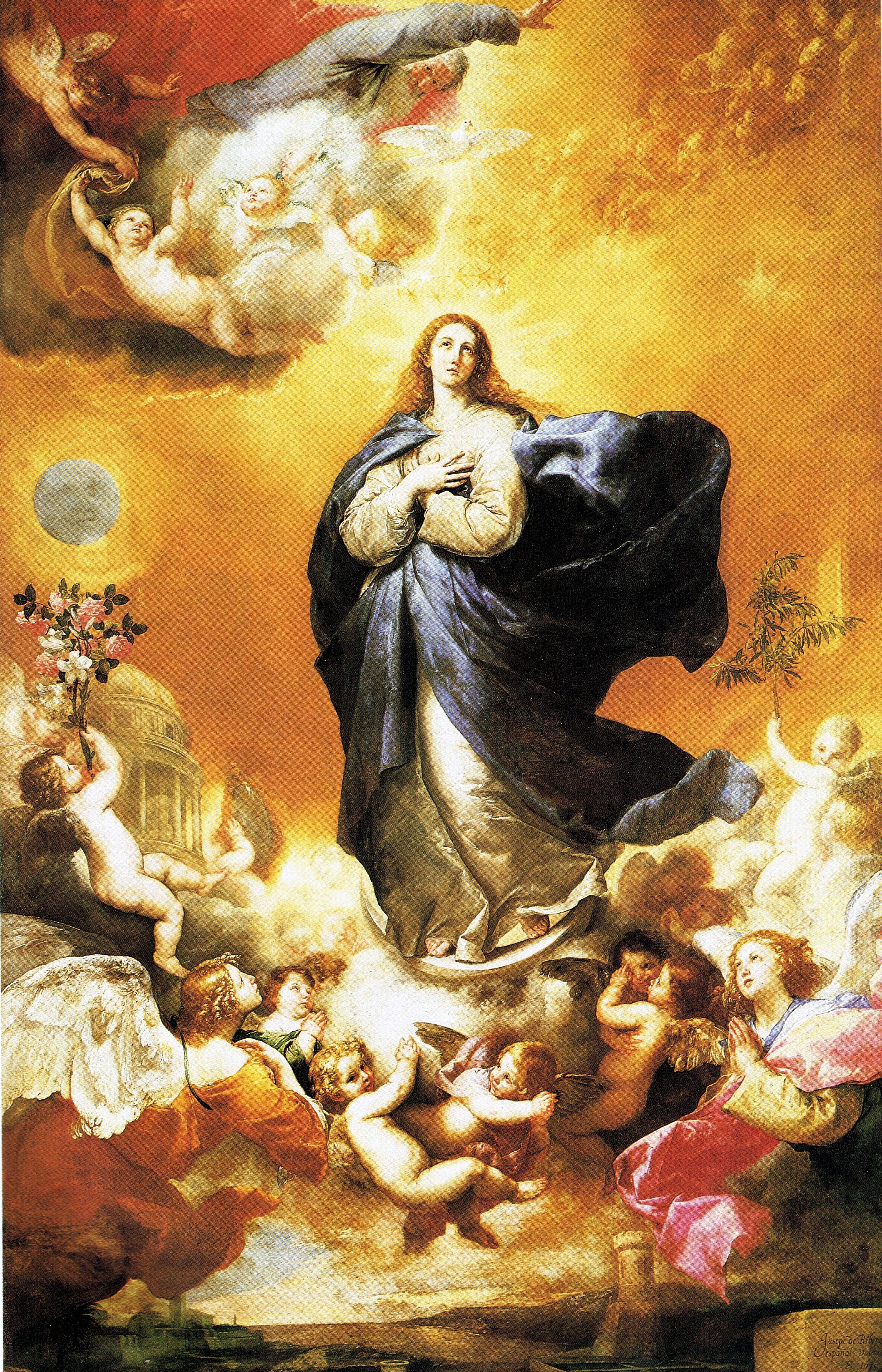 Inmaculada Concepción, de José de Ribera (Convento de las Agustinas de Salamanca)