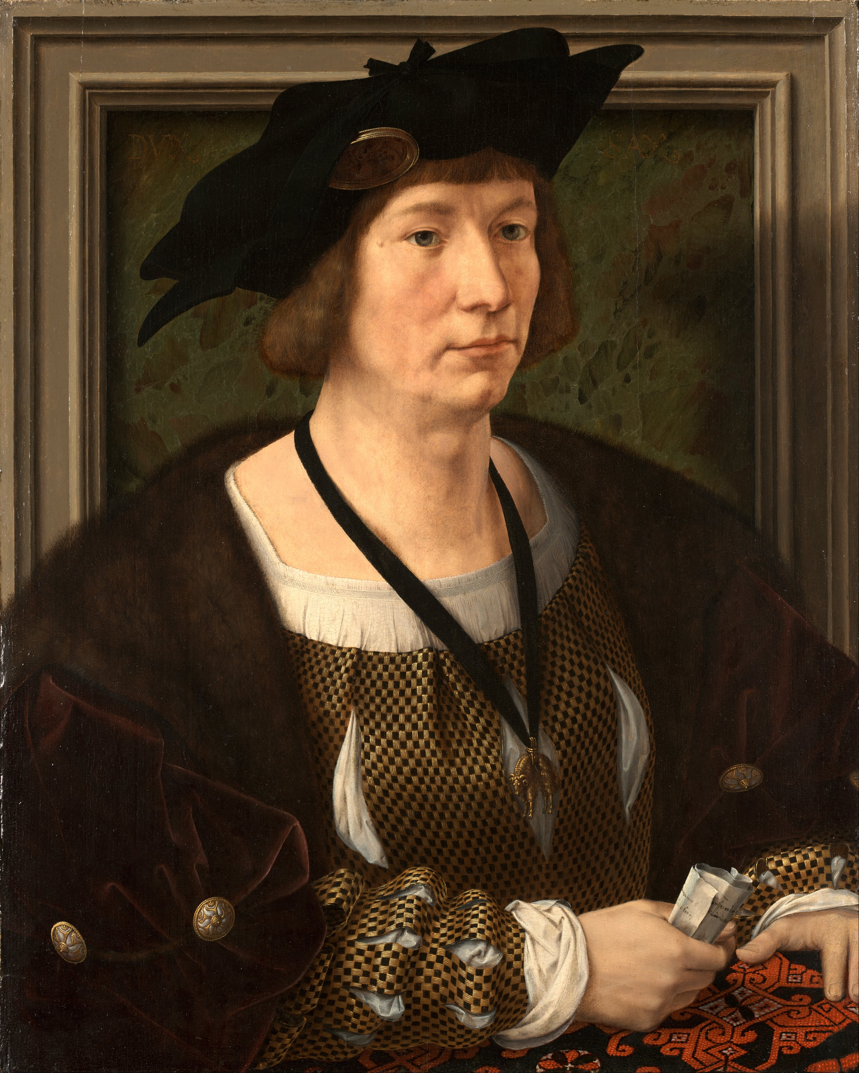Jan Gossart, called Mabuse - Portrait of Hendrik III, Count of Nassau-Breda - Google Art Project