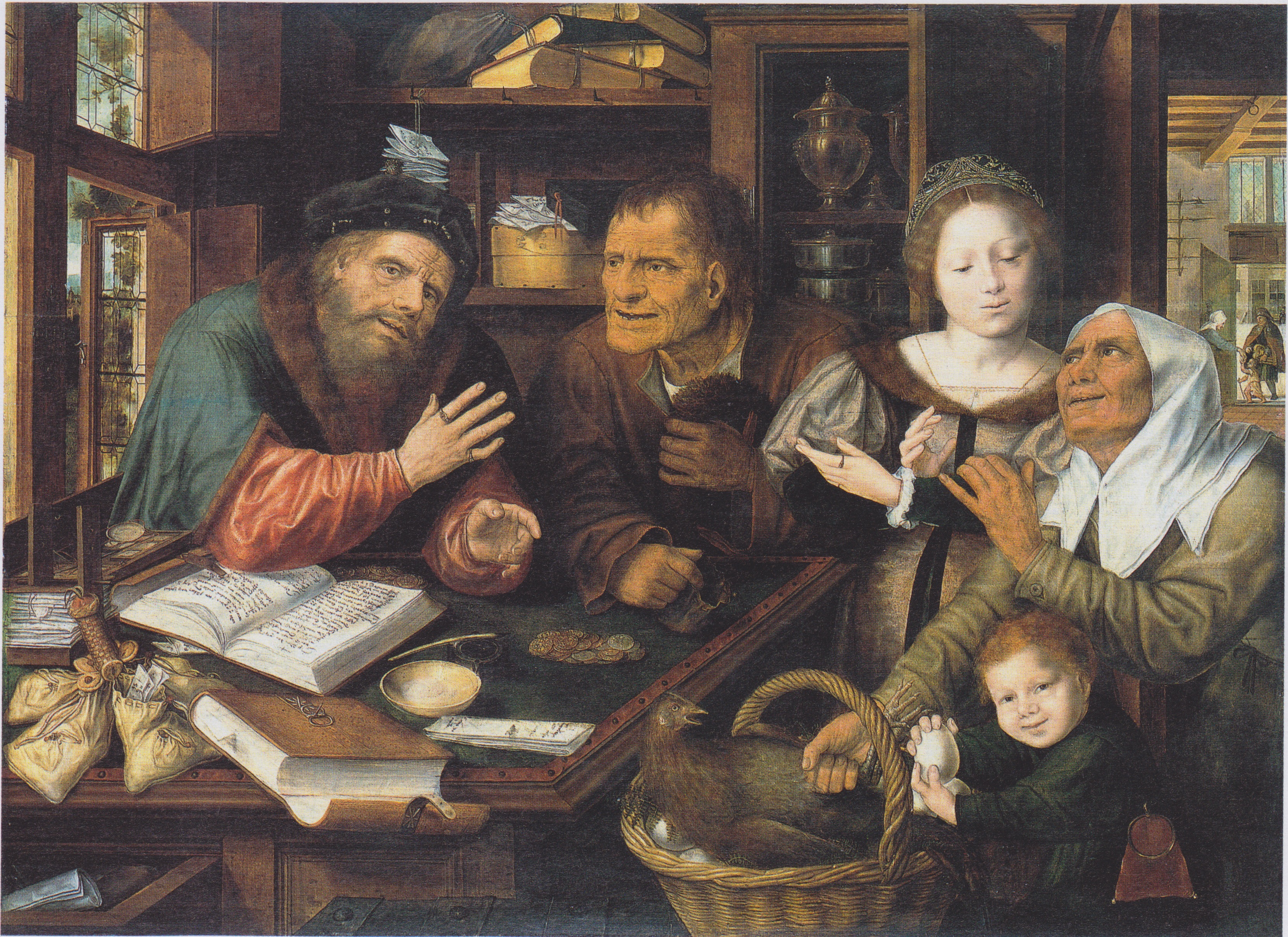 Jan Massys - Beim Steuereintreiber - 1539
