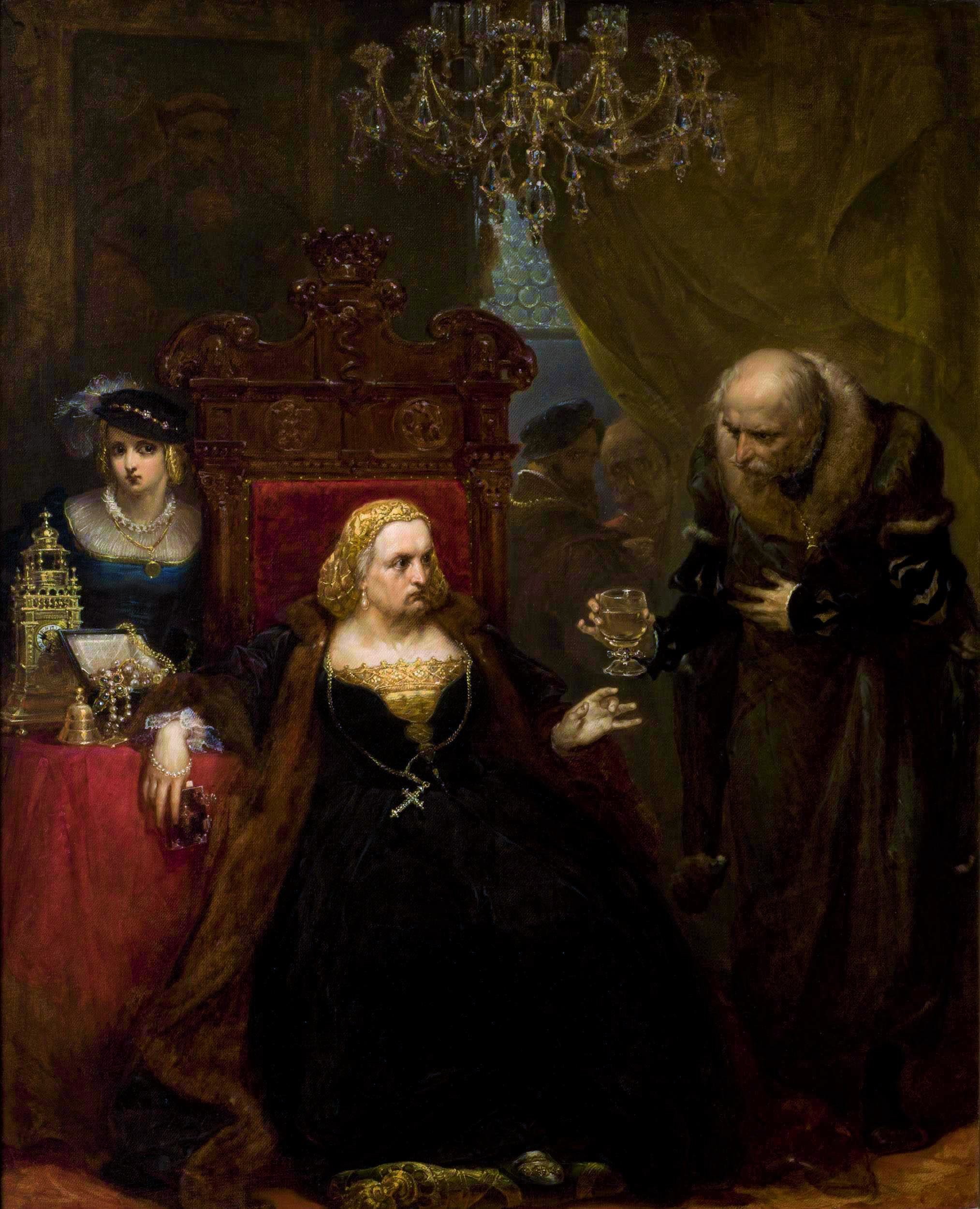 Jan Matejko-Poisoning of Queen Bona