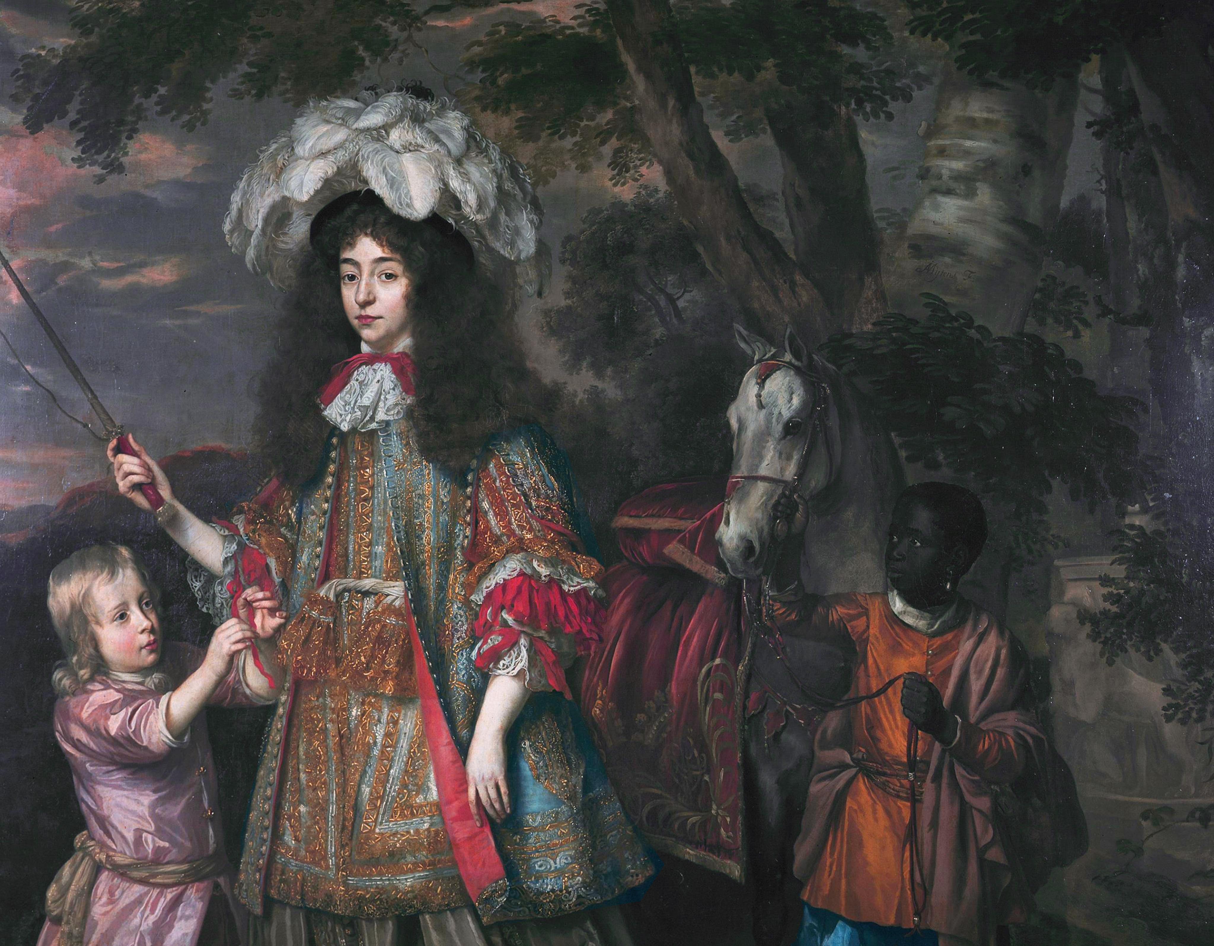 Jan Mijtens - Portret van Maria, prinses van Oranje (1642-1688)