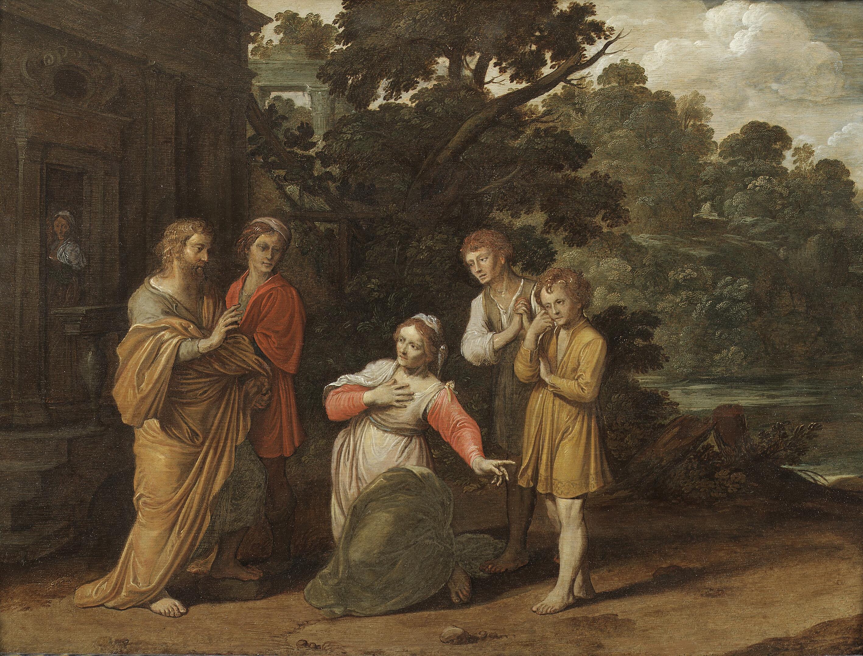 Jan Pynas or Tengnagel - Elisha and the Shunammite woman c.1600-1635
