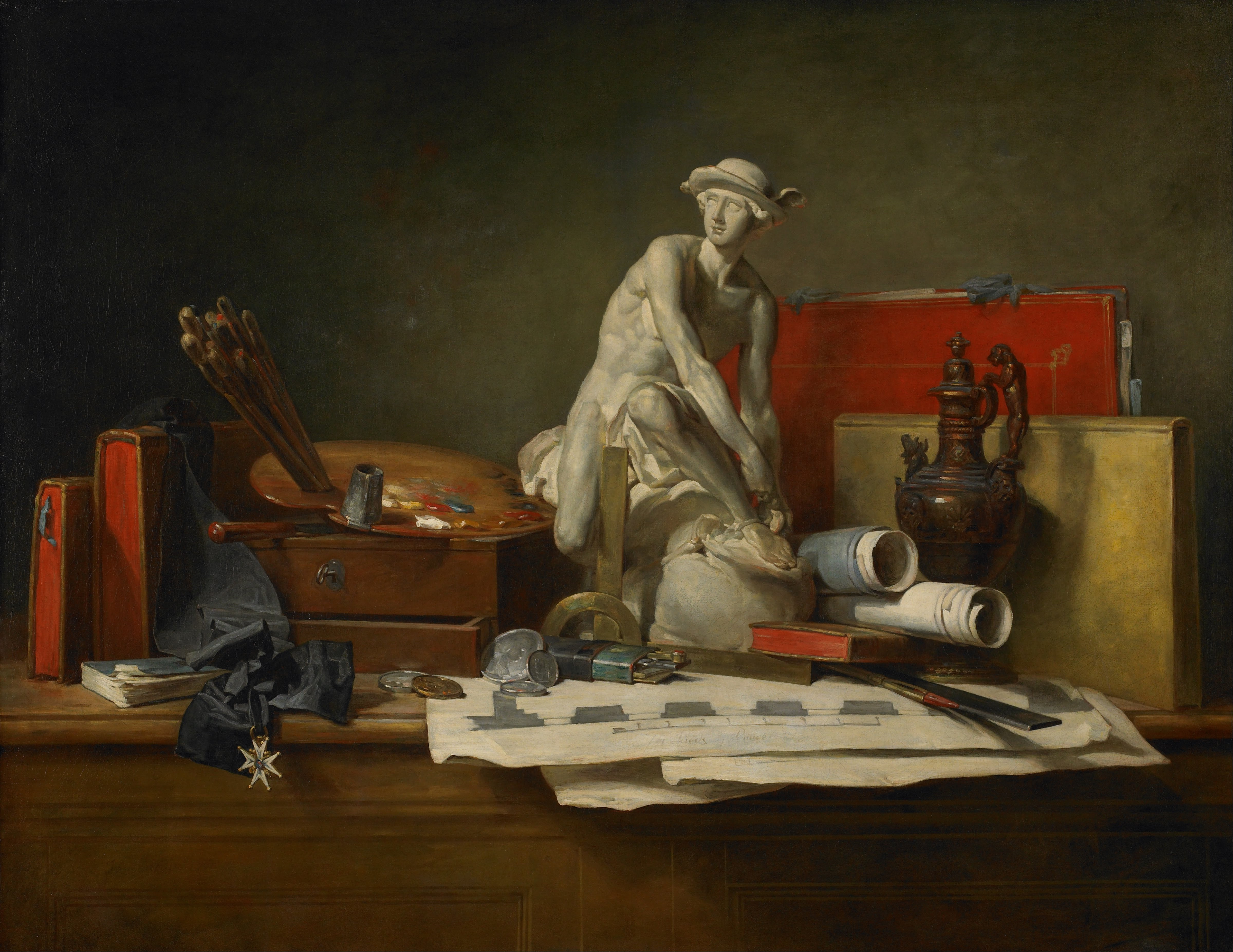 Jean-Baptiste-Siméon Chardin - The Attributes of the Arts and the Rewards Which Are Accorded Them - Google Art Project