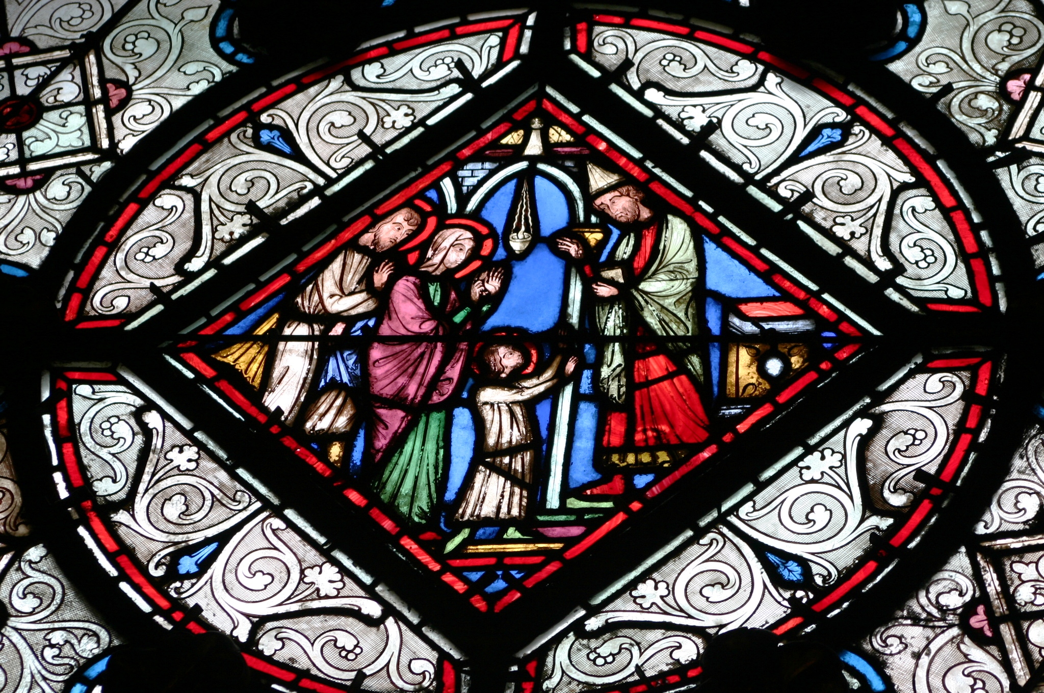 Jesus and Holy Family at the Temple - Saint Chapelle