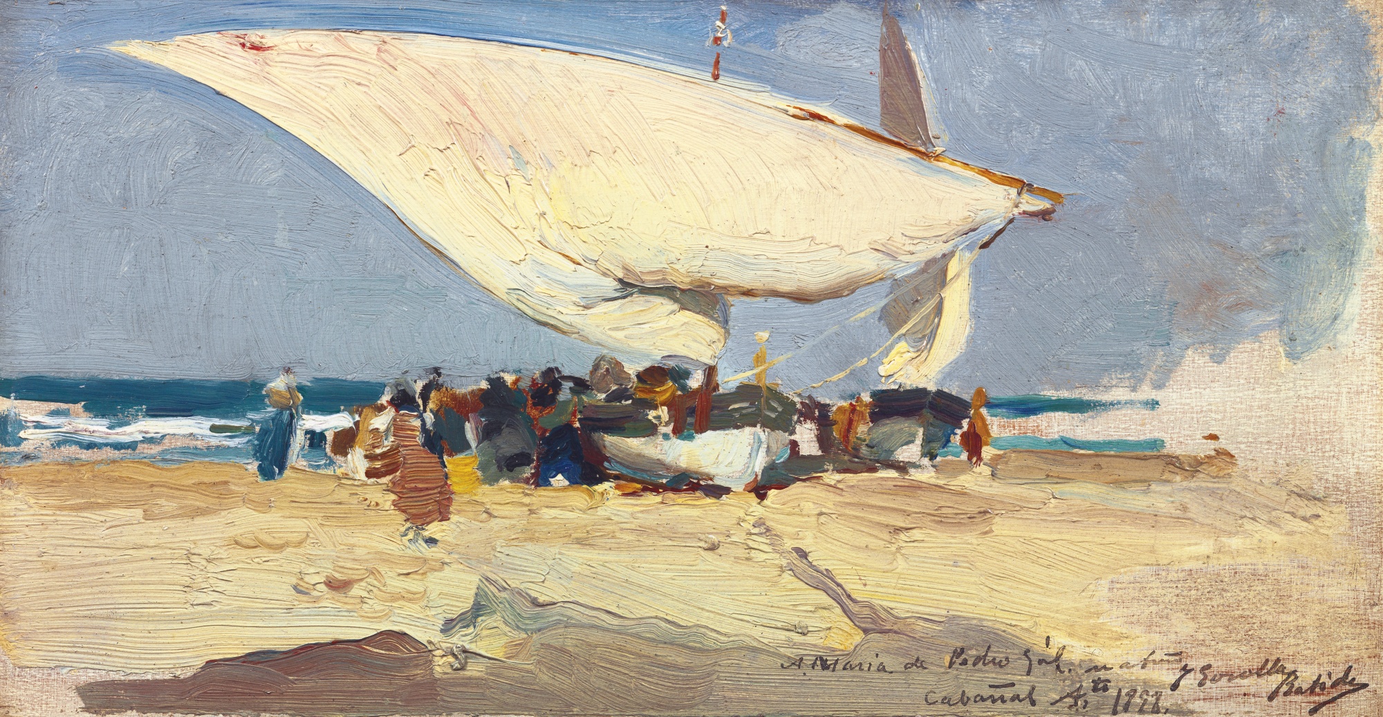 Joaquín Sorolla - La Llegada de la Pesca. Playa de Valencia (1898)