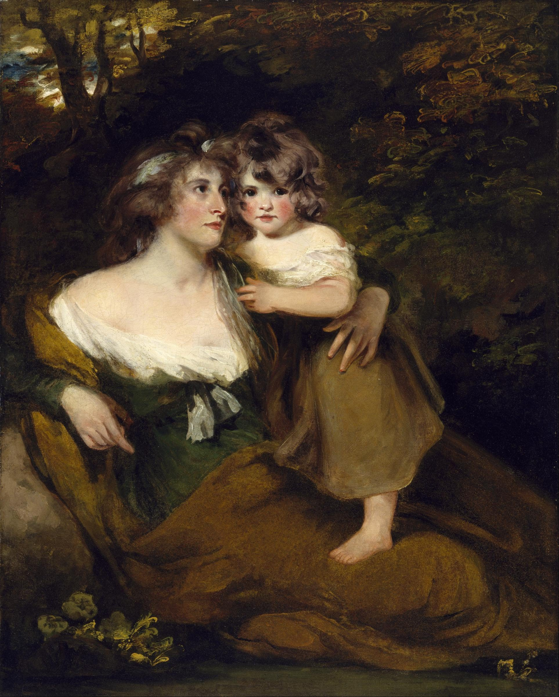 John Hoppner - The Countess of Darnley and her Daughter, Lady Elizabeth Bligh - Google Art Project