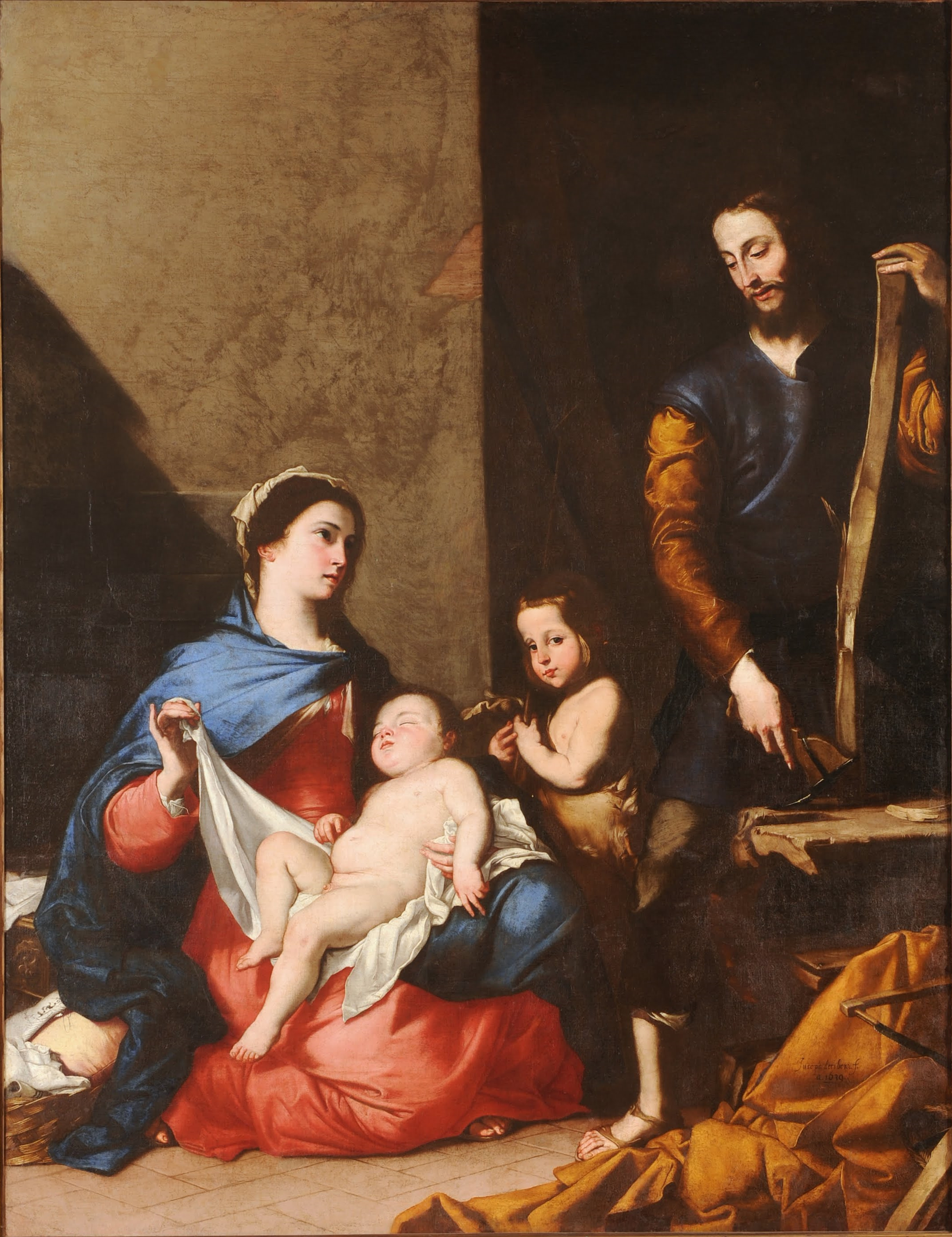 Jose de Ribera, el Espanoleto - The Sacred Family - Google Art Project