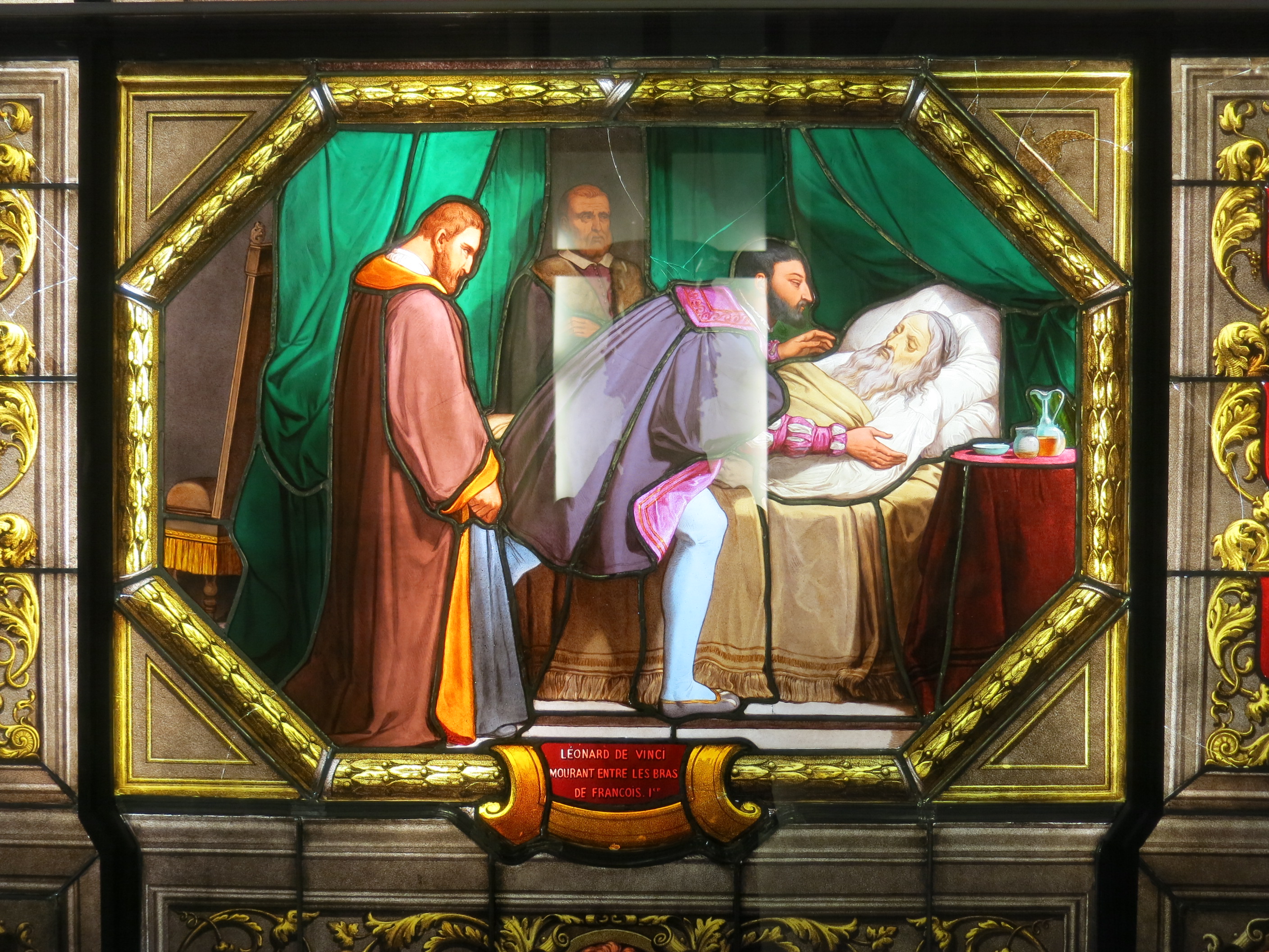 Léonard de Vinci mourant entre les bras de François Ier