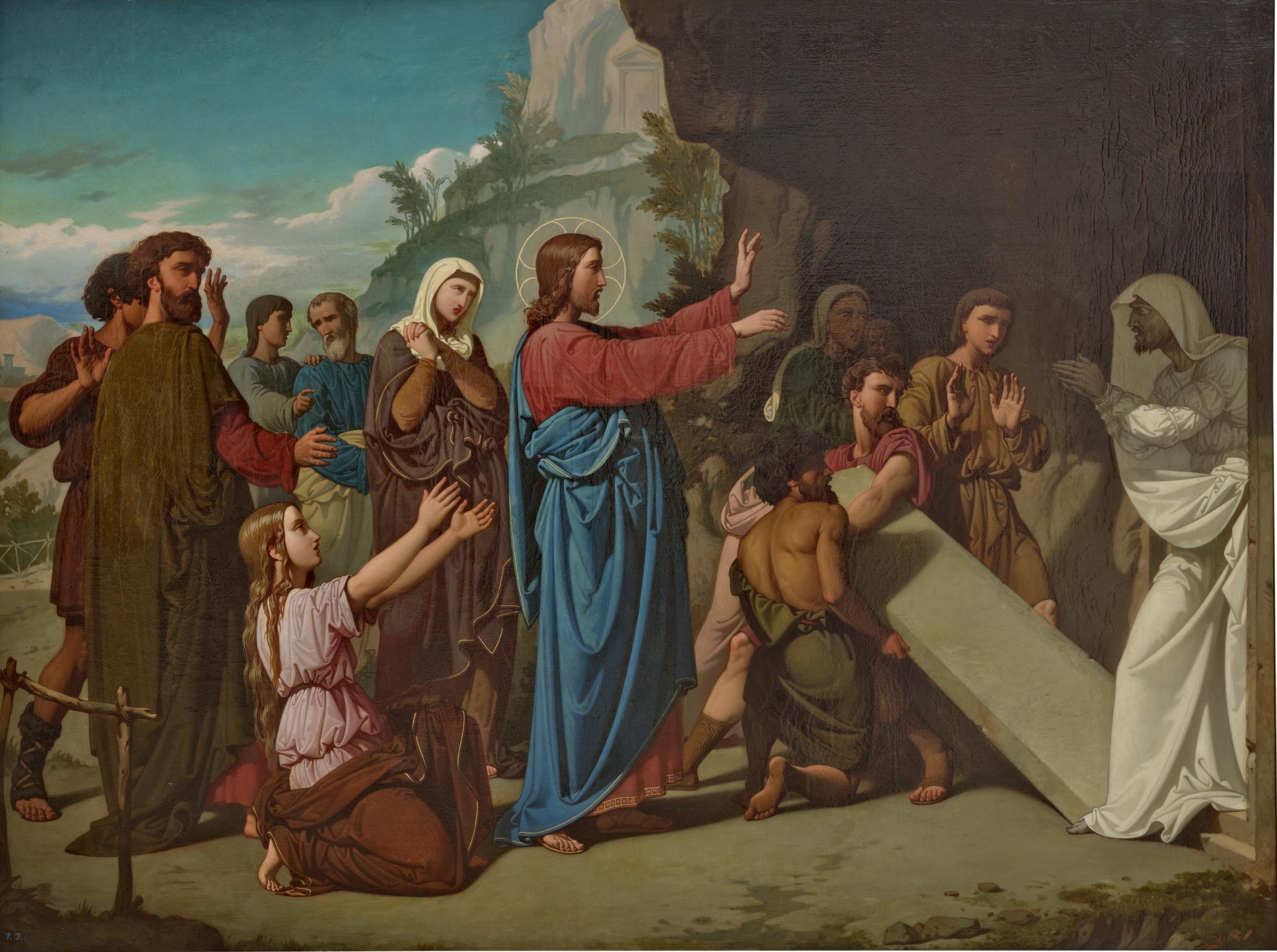 La resurrección de Lázaro, de Juan de Barroeta (Museo del Prado)