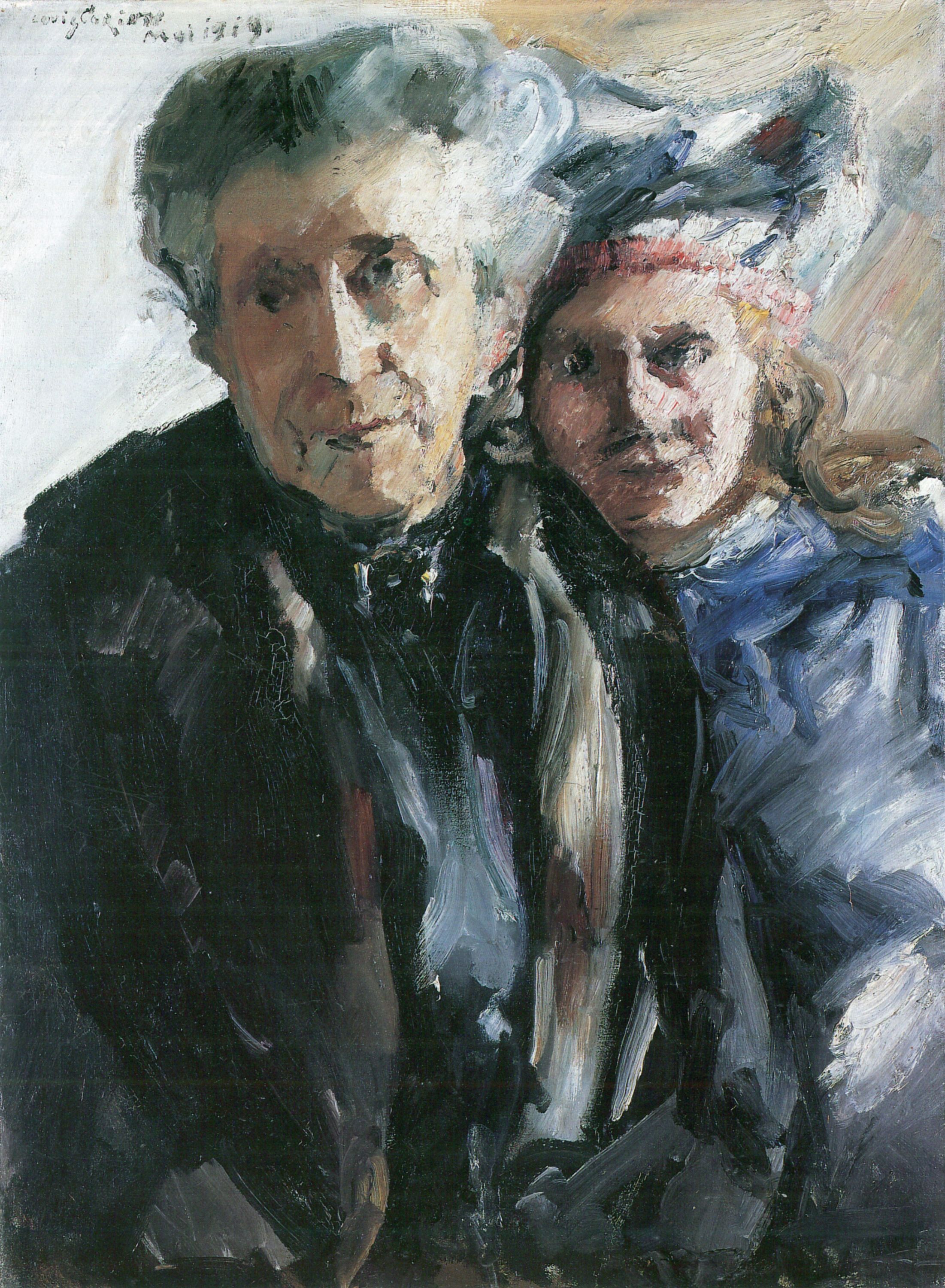Lovis Corinth Großmutter und Enkelin 1919