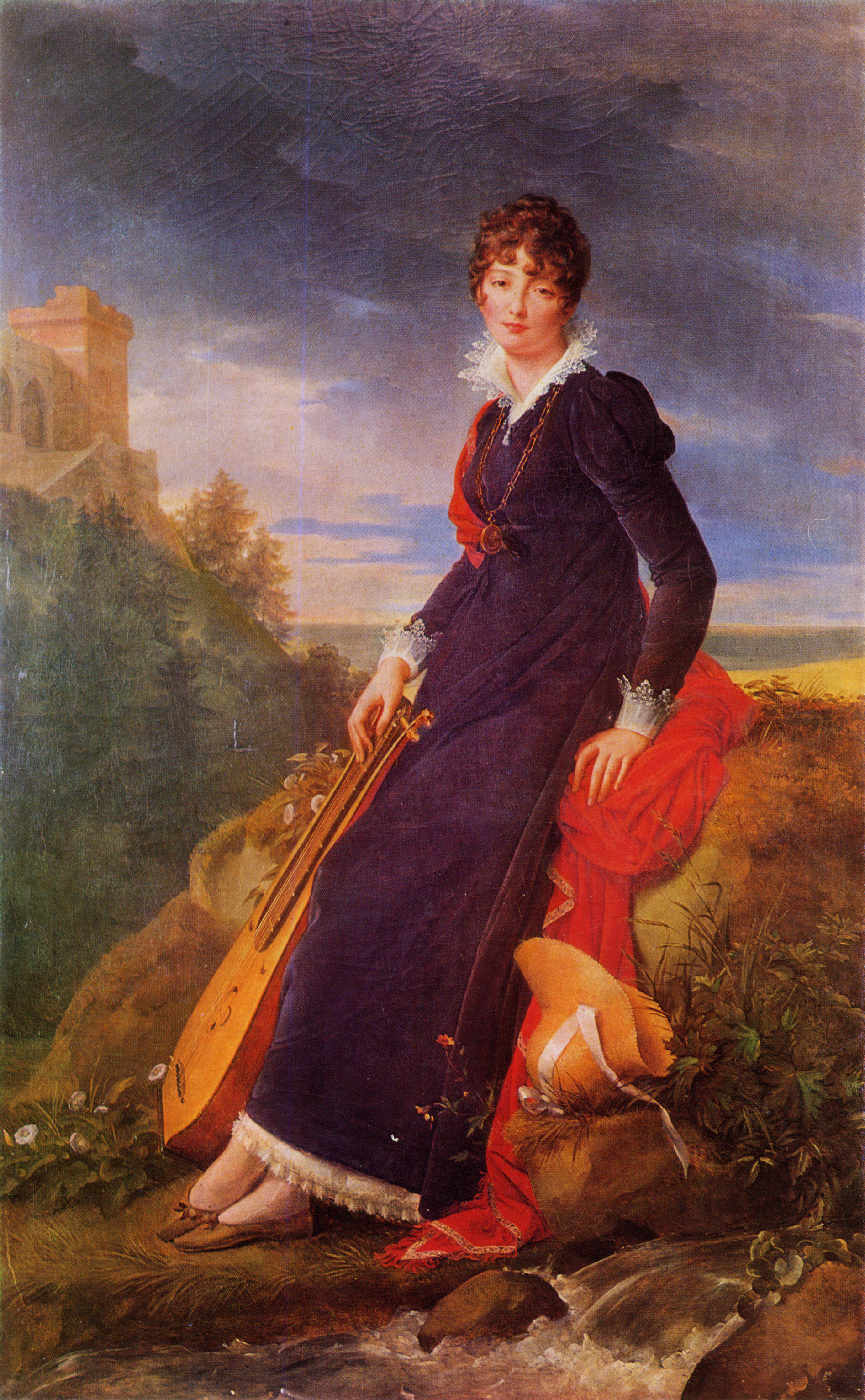 Lwowska Galeria Sztuki - Francois Gerard - Portrait of Catherine Starzeńska