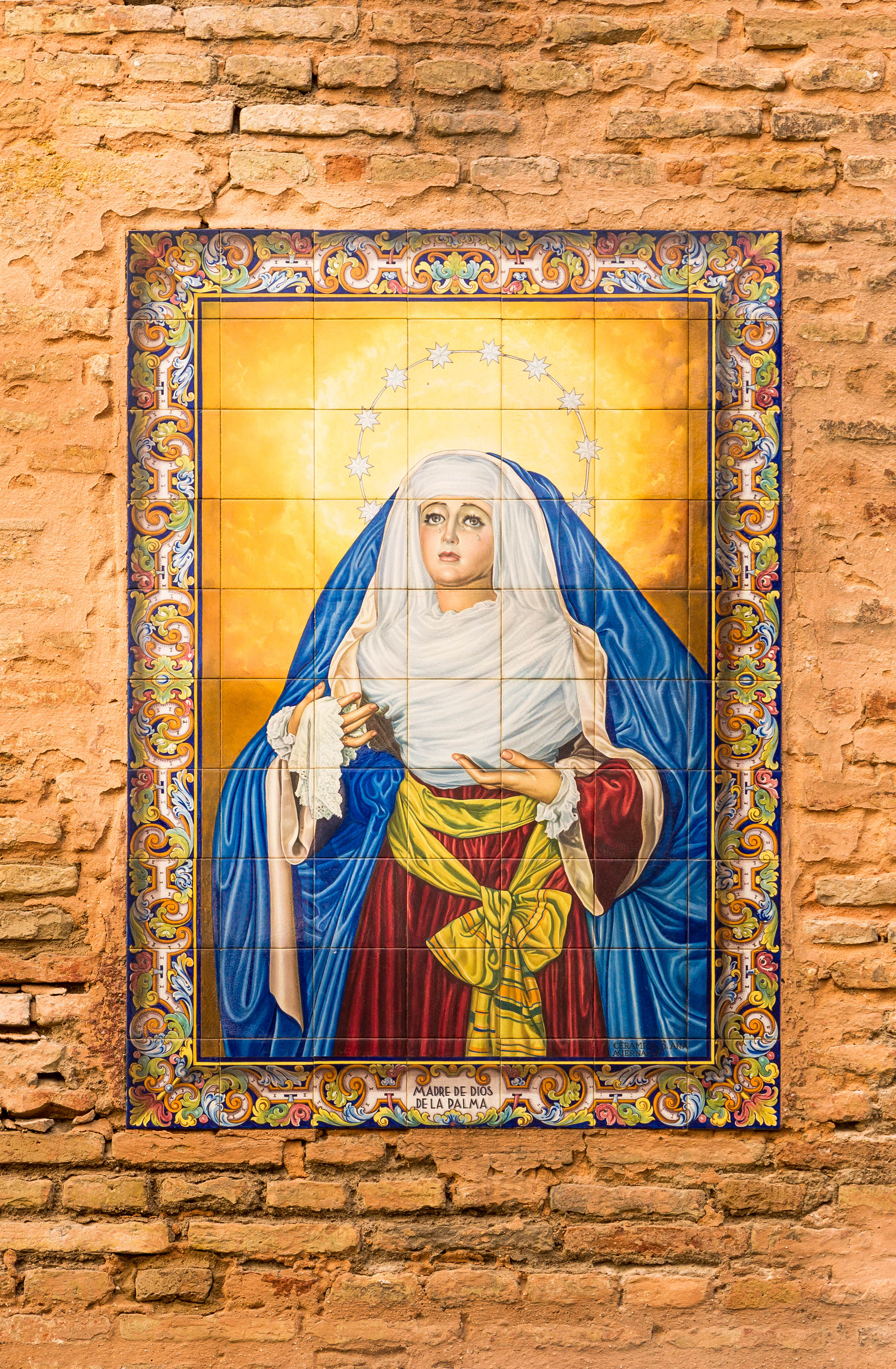 Madre de Dios de la Palma wall Seville Spain