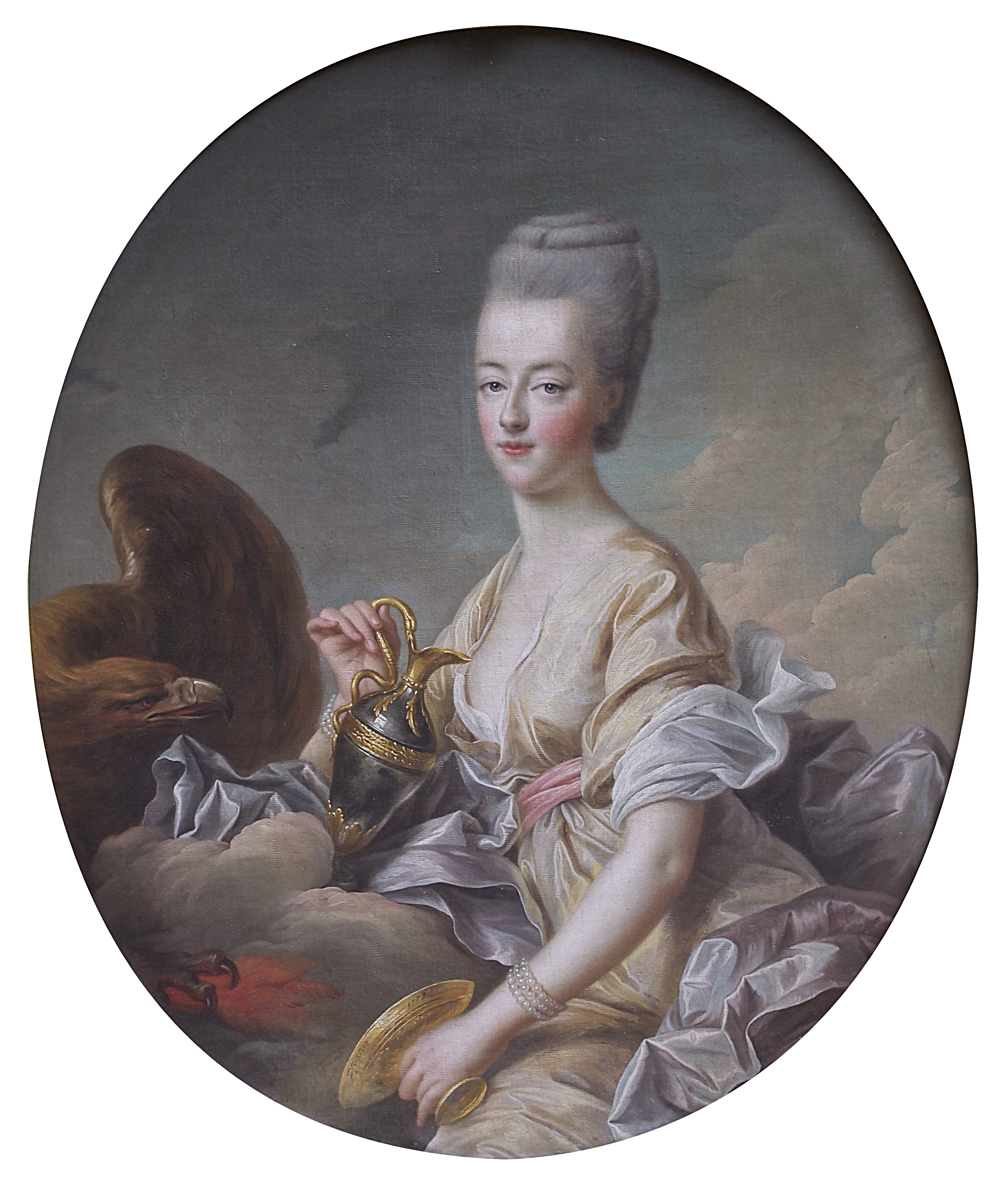 Marie Antoinette dauphine Hébé Drouais Chantilly