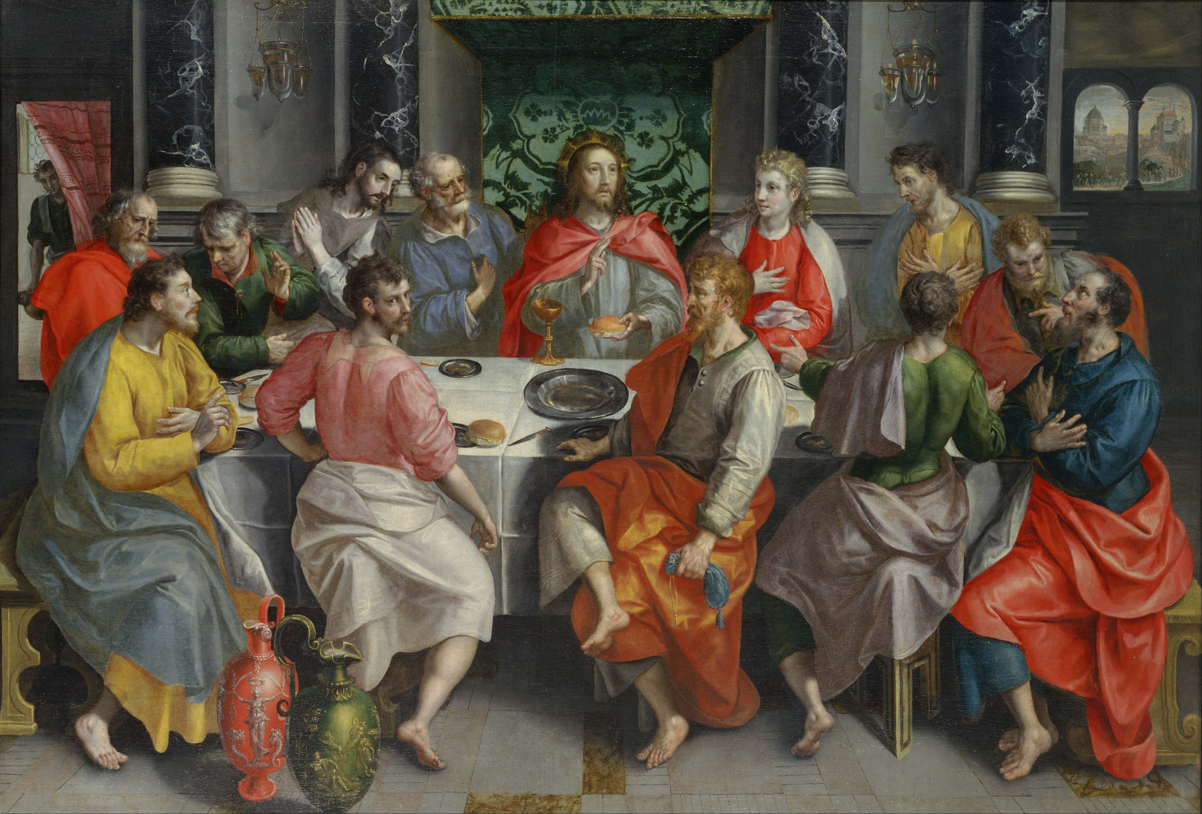 Marten de Vos - The Last Supper - Google Art Project