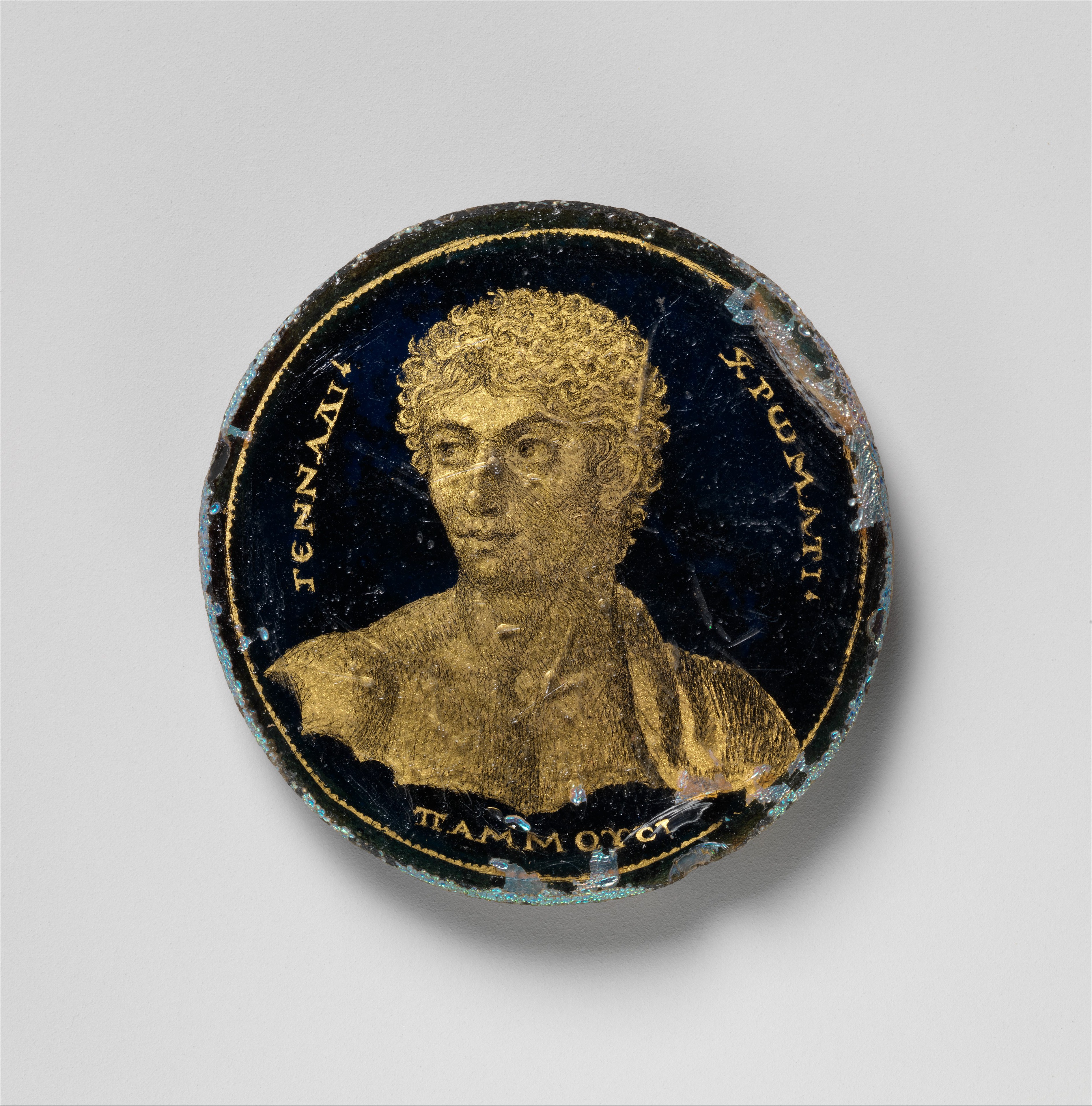 Medallion with a Portrait of Gennadios MET DP325825