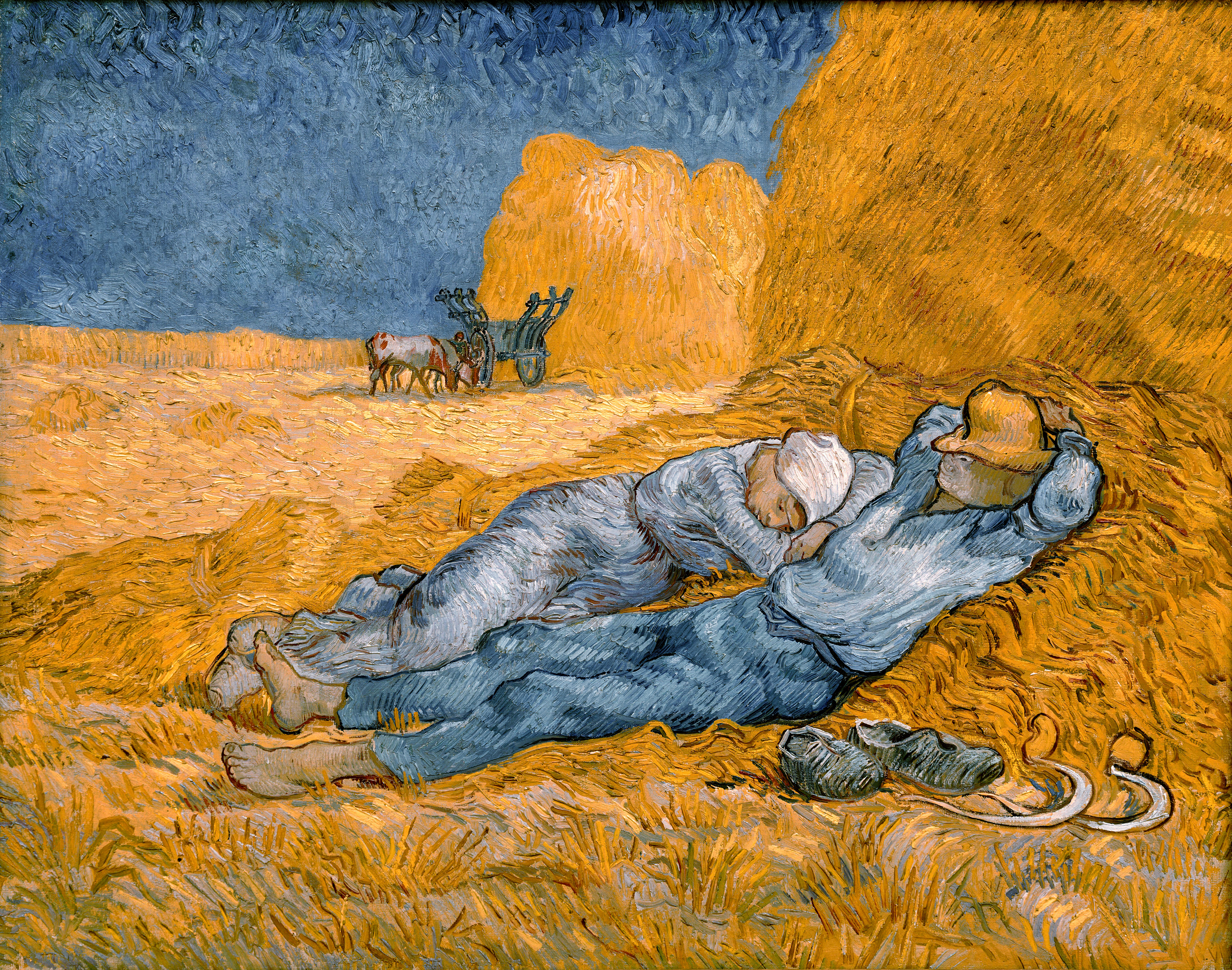 Noon, rest from work - Van Gogh