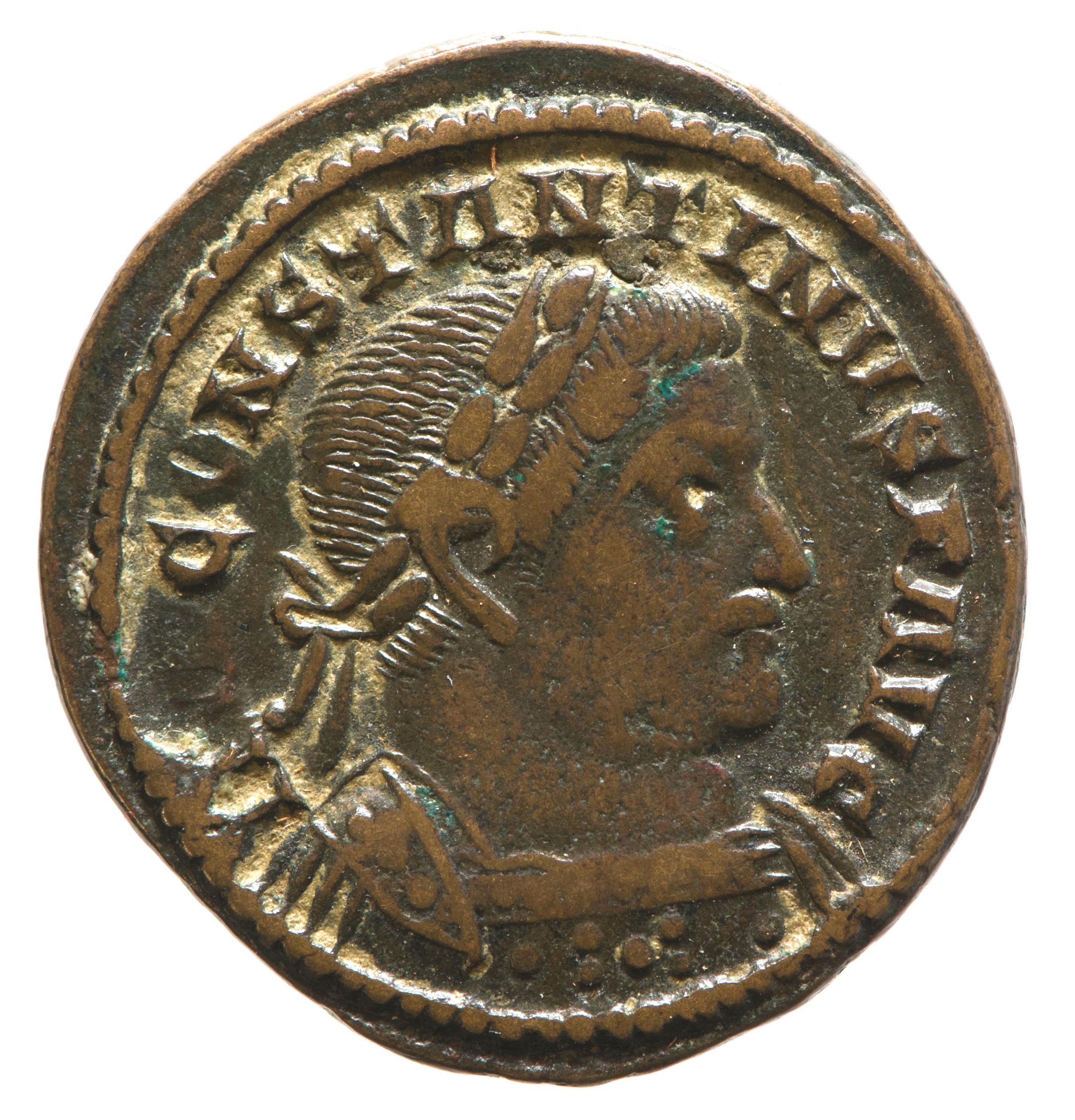 Nummus of Constantine (YORYM 2001 10313) obverse