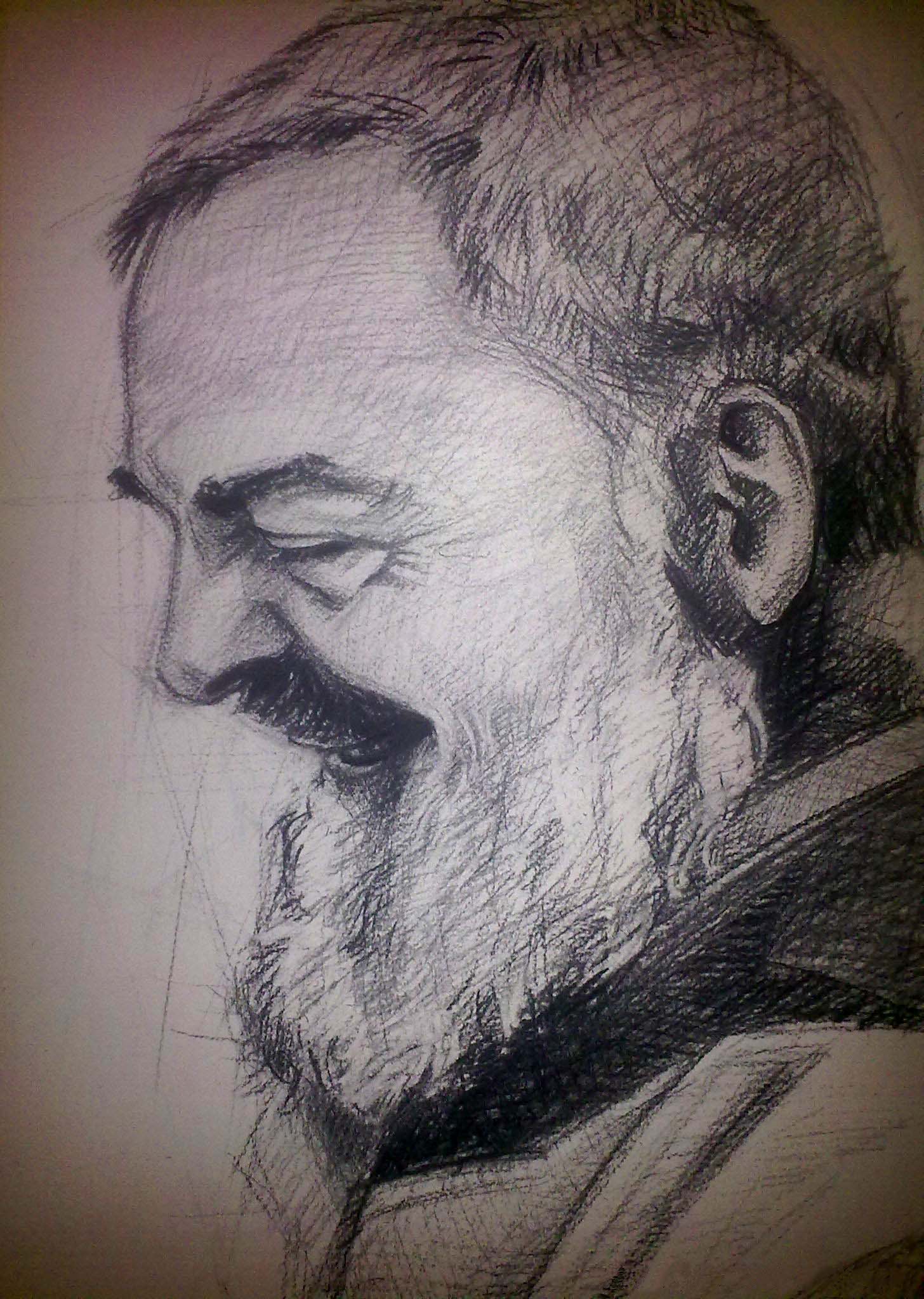 Padre Pio portret