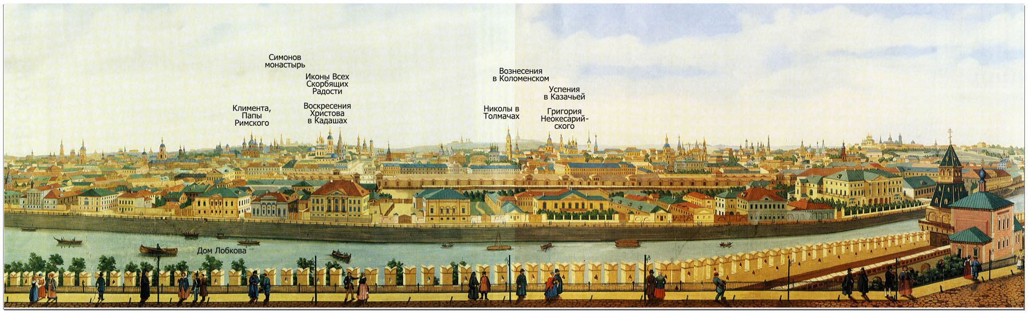 Panorama of Moscow, Inseytsev, 1850 2000px