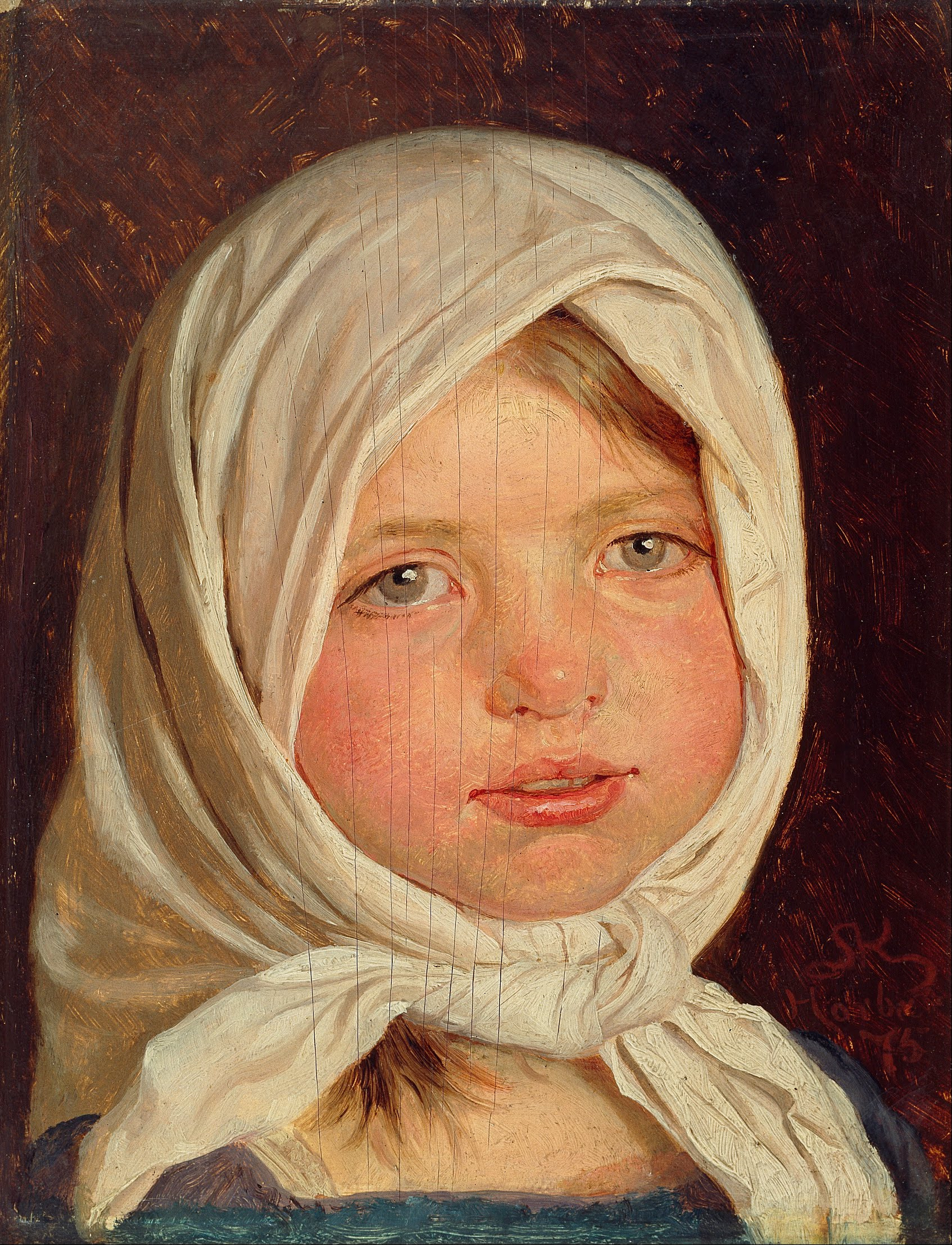 Peder Severin Krøyer - Little girl from Hornbæk - Google Art Project