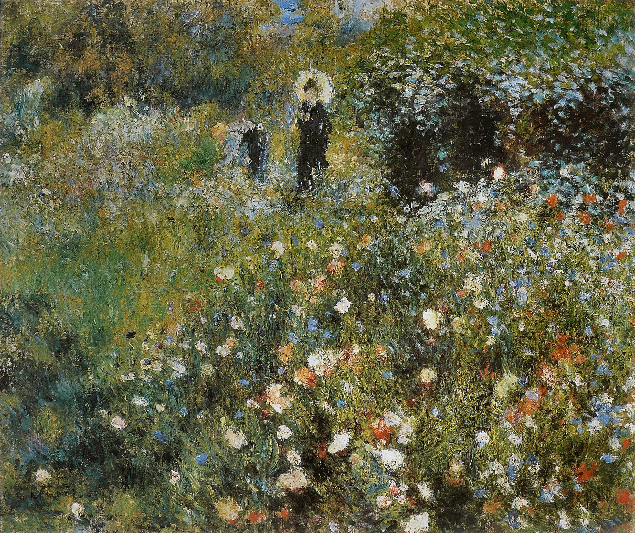 Pierre-Auguste Renoir - Femme à l'ombrelle