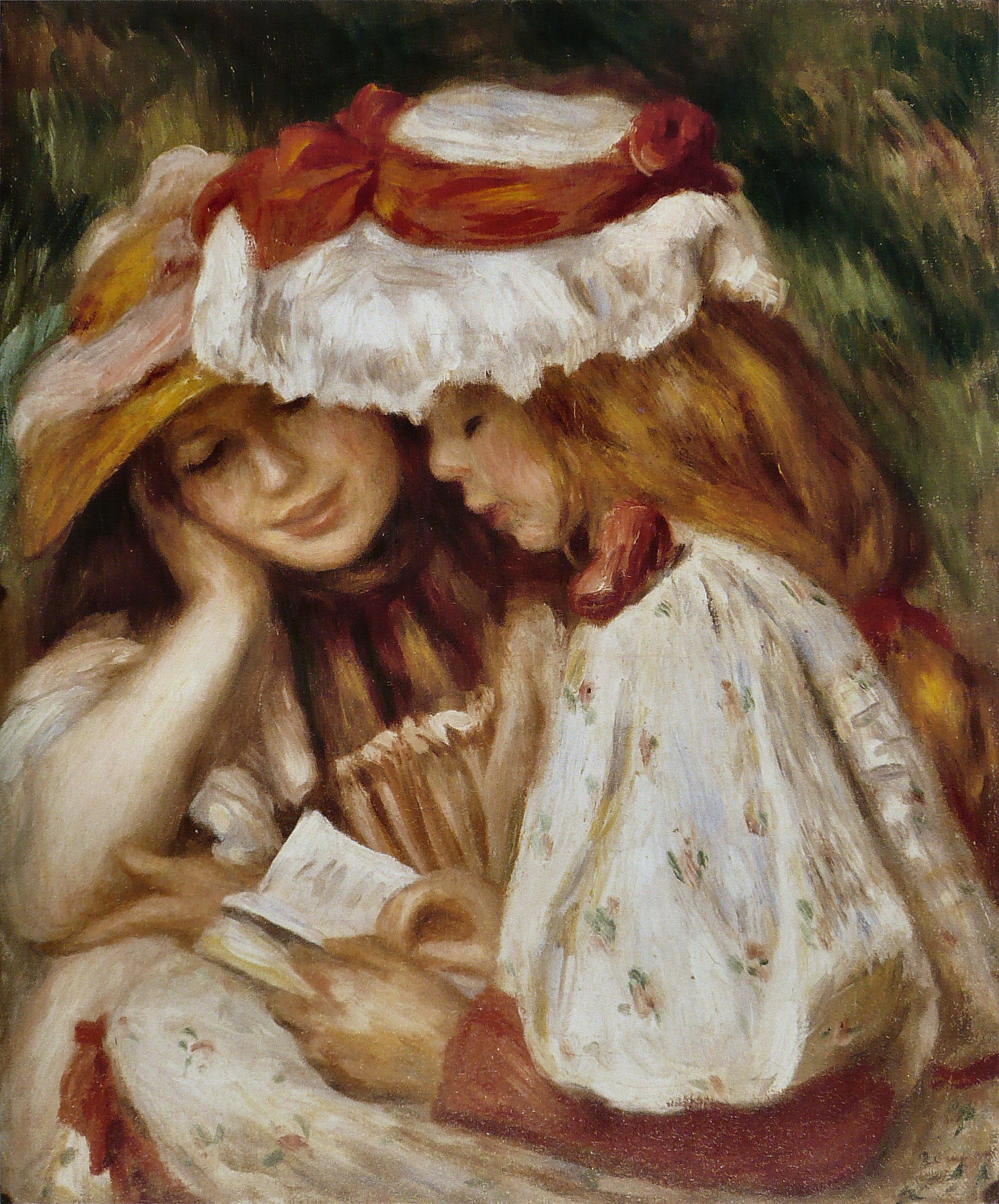 Pierre-Auguste Renoir - Jeunes Filles lisant