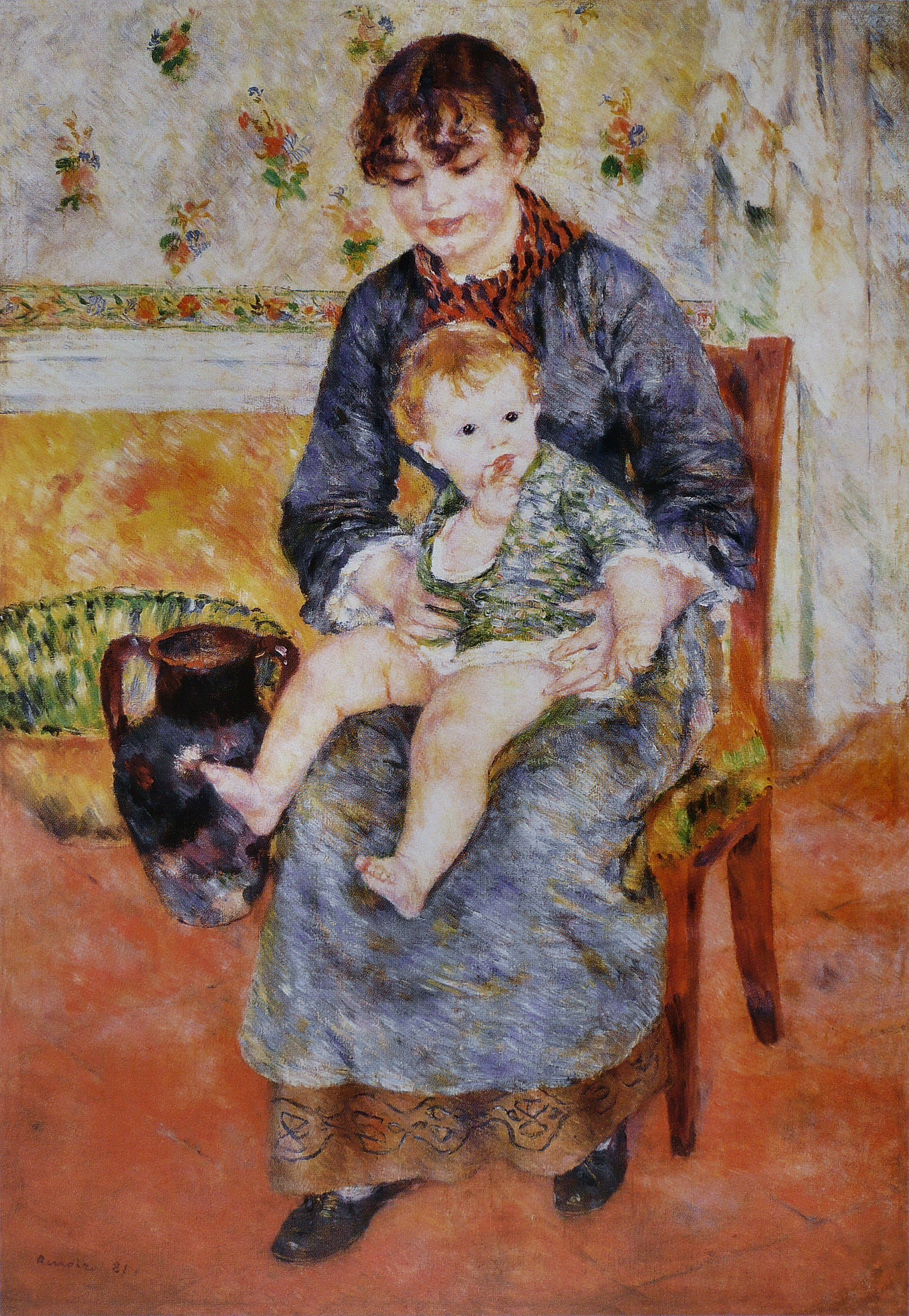 Pierre-Auguste Renoir - Mère et enfant