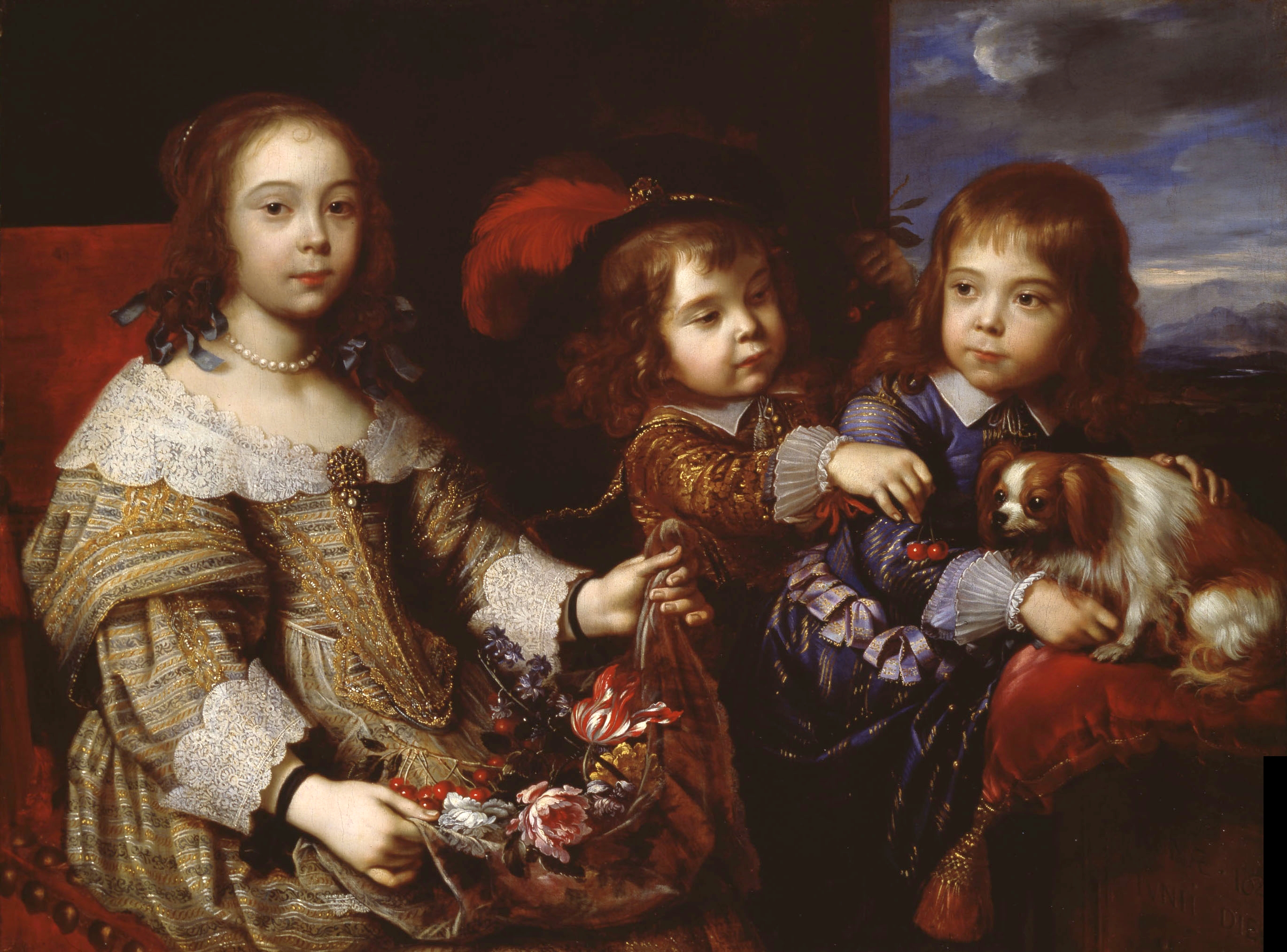Pierre Mignard - The Children of the Duc de Bouillon, 1647